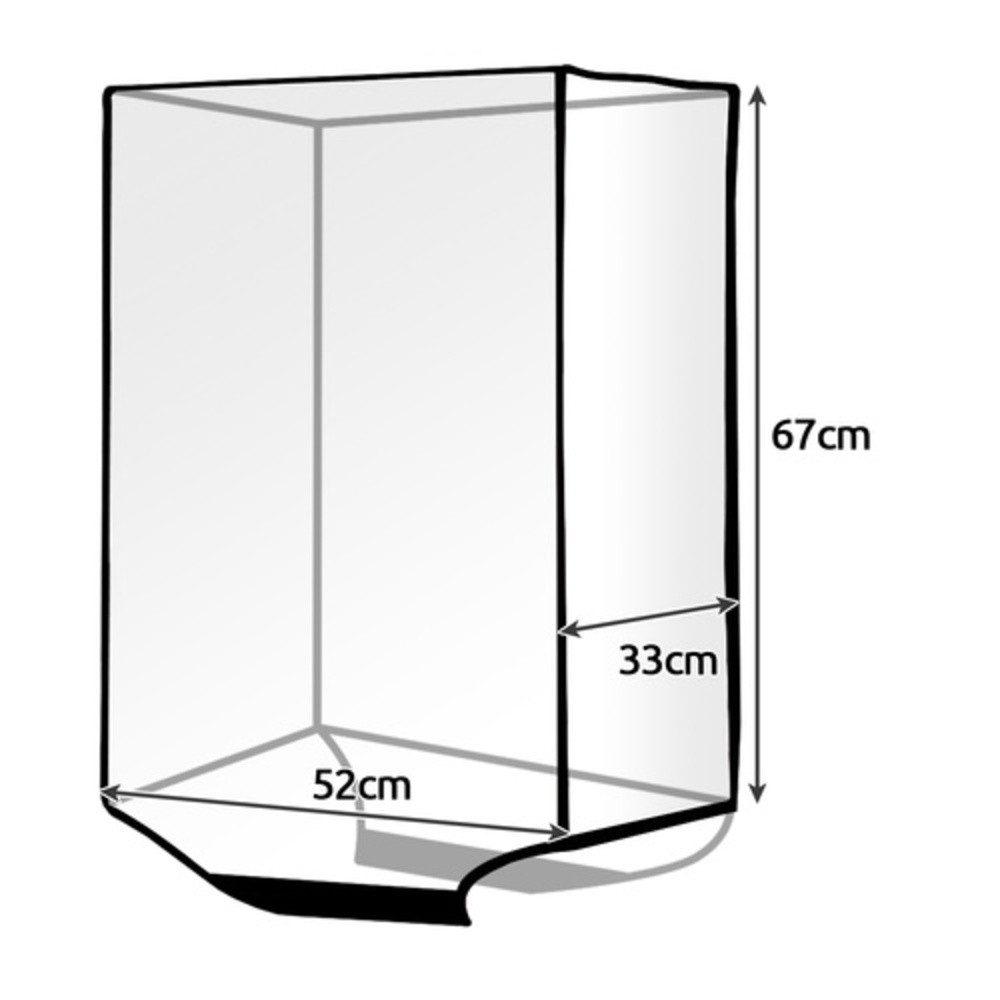 Trizand Kofferhülle Transparente Hülle Koffer, 10 cm breiter Klettverschluss fixiert die Hülle zuverlässig