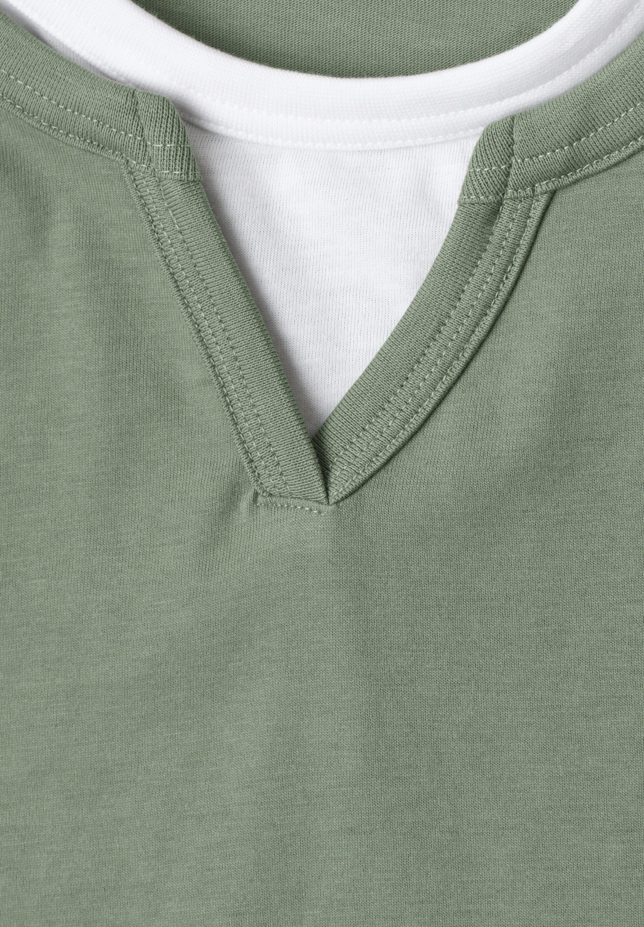 STREET ONE MEN Langarmshirt aus reiner Baumwolle – Bild 5 von 5