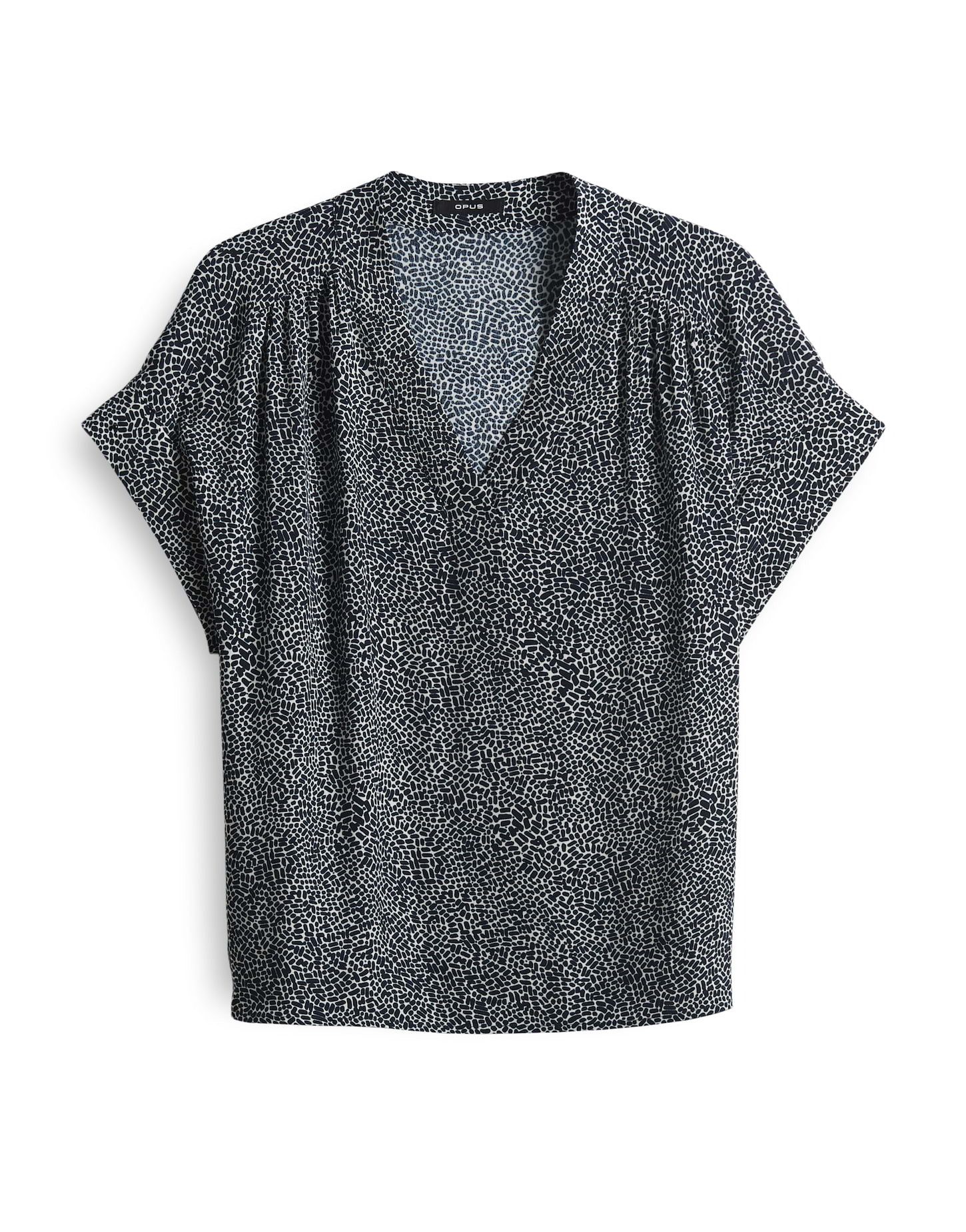 OPUS Kurzarmbluse FILVA MINMAL Loose aus günstig online kaufen