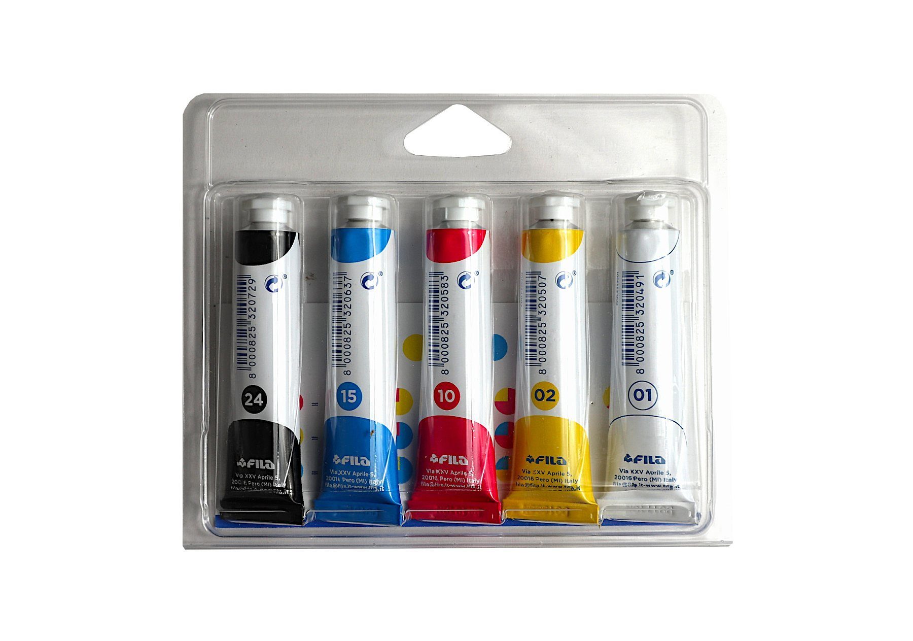 GIOTTO Temperafarbe GIOTTO Extra Fine, Kunststoffetui, 5 x 21 ml, extra fein