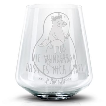 Mr. & Mrs. Panda Cocktailglas Avocado Kern - Transparent - Geschenk, Avocadokern, Cocktailglas mit, Premium Glas, Einzigartige Gravur