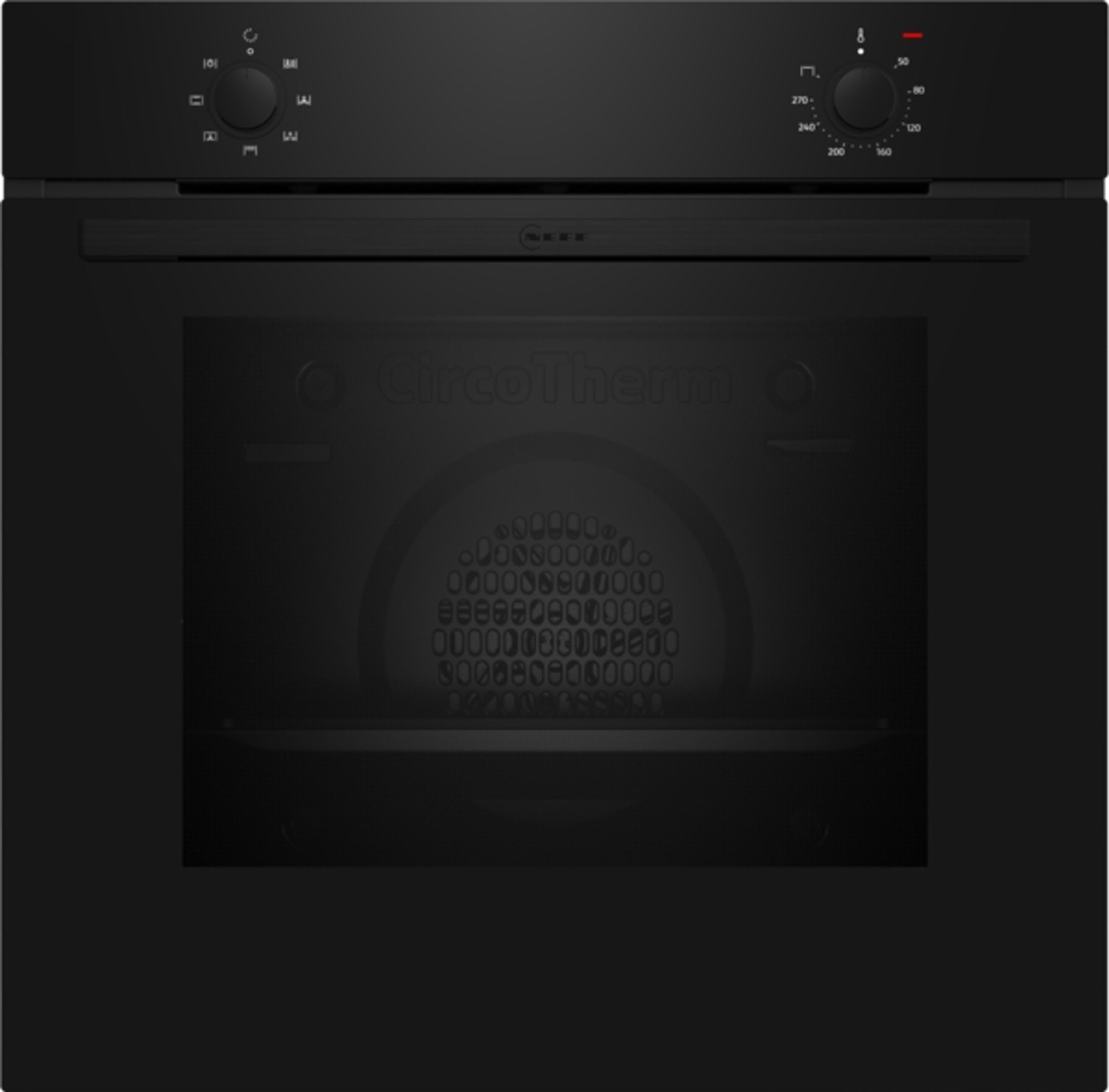 NEFF Einbaubackofen N 30 / B1DCA0AK0 B1DCA0AK0, mit Auszug nachrüstbar, CircoTherm