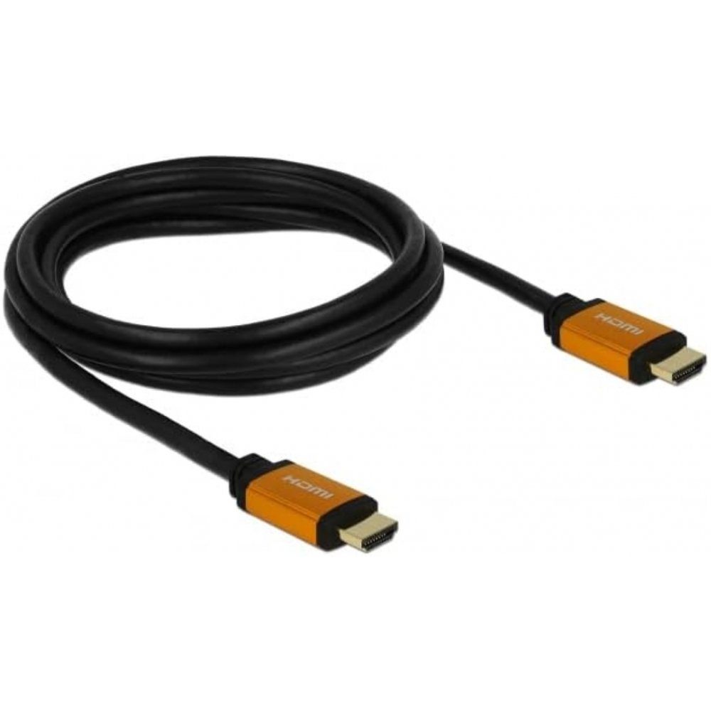 - 85729 Kabel HDMI, schwarz - Delock m HDMI-Kabel, - 2,0 HDMI Speed Ultra HDMI High