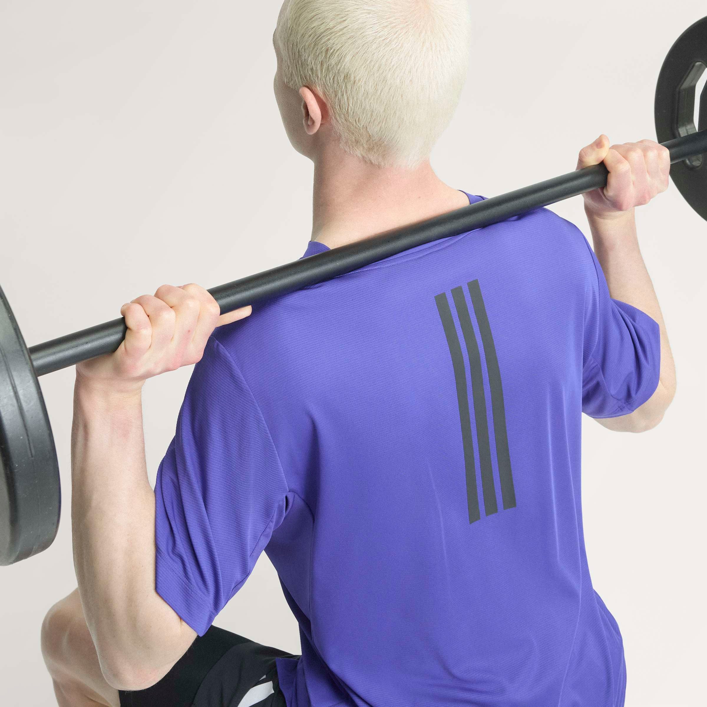 adidas Performance T-Shirt D4T PRIMELIFT 3-STREIFEN mit climacool®, normale Passform – Bild 5 von 5