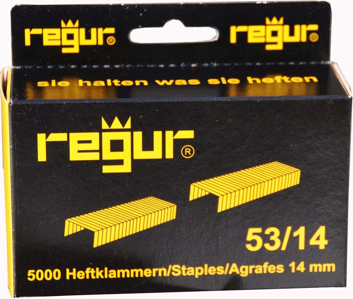 Regur Heftklammer Heftklammern für Tacker R-45 53/14 VE=5000 Stück