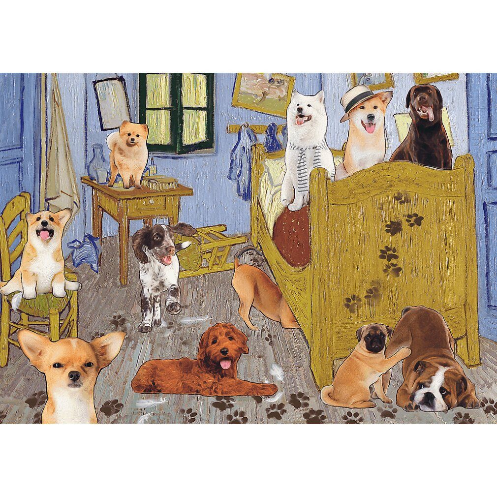 Trefl Puzzle Puzzle Ps Revolution in van Goghs Zimmer 500 Puppen, Puzzleteile