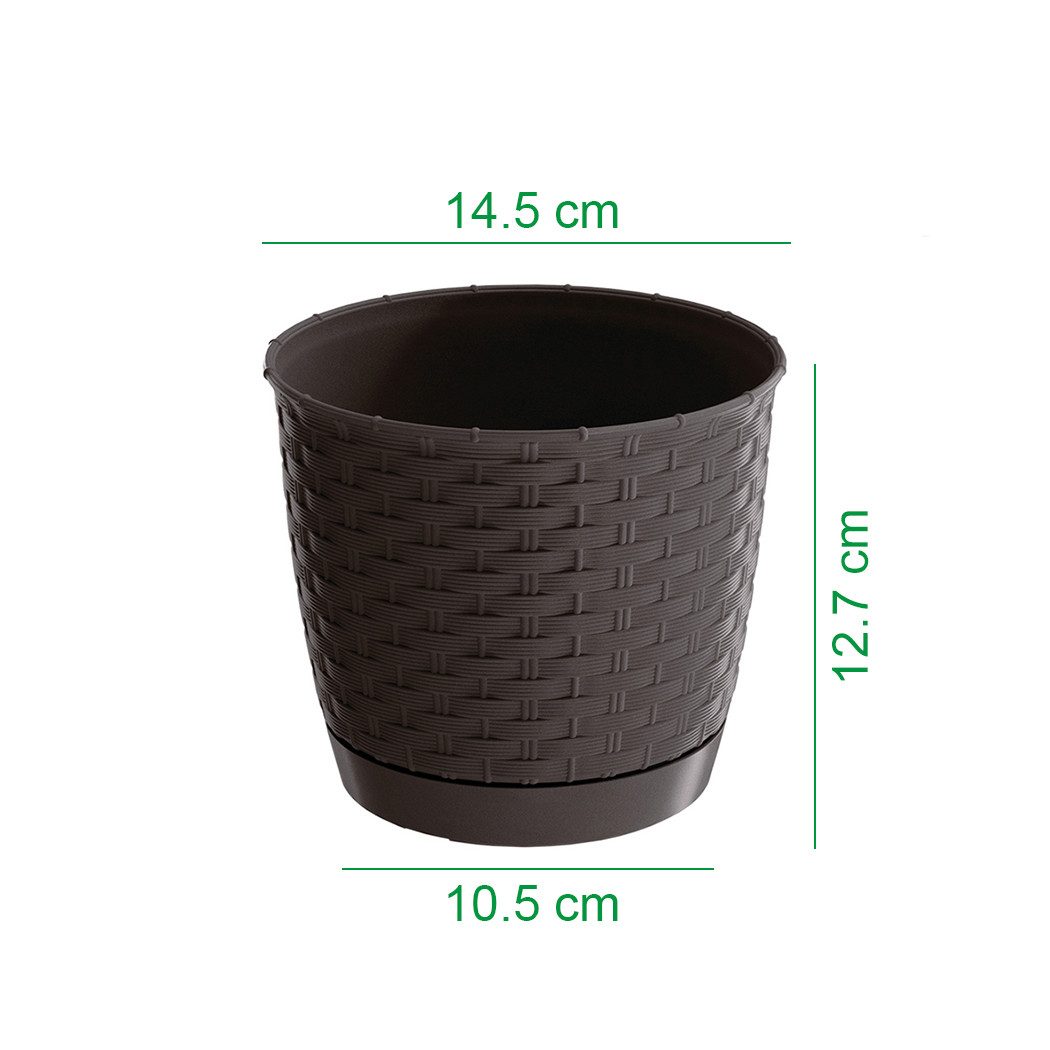 KAGM Blumentopf Übertopf Pflanztopt mit Untersetzer günstig online kaufen