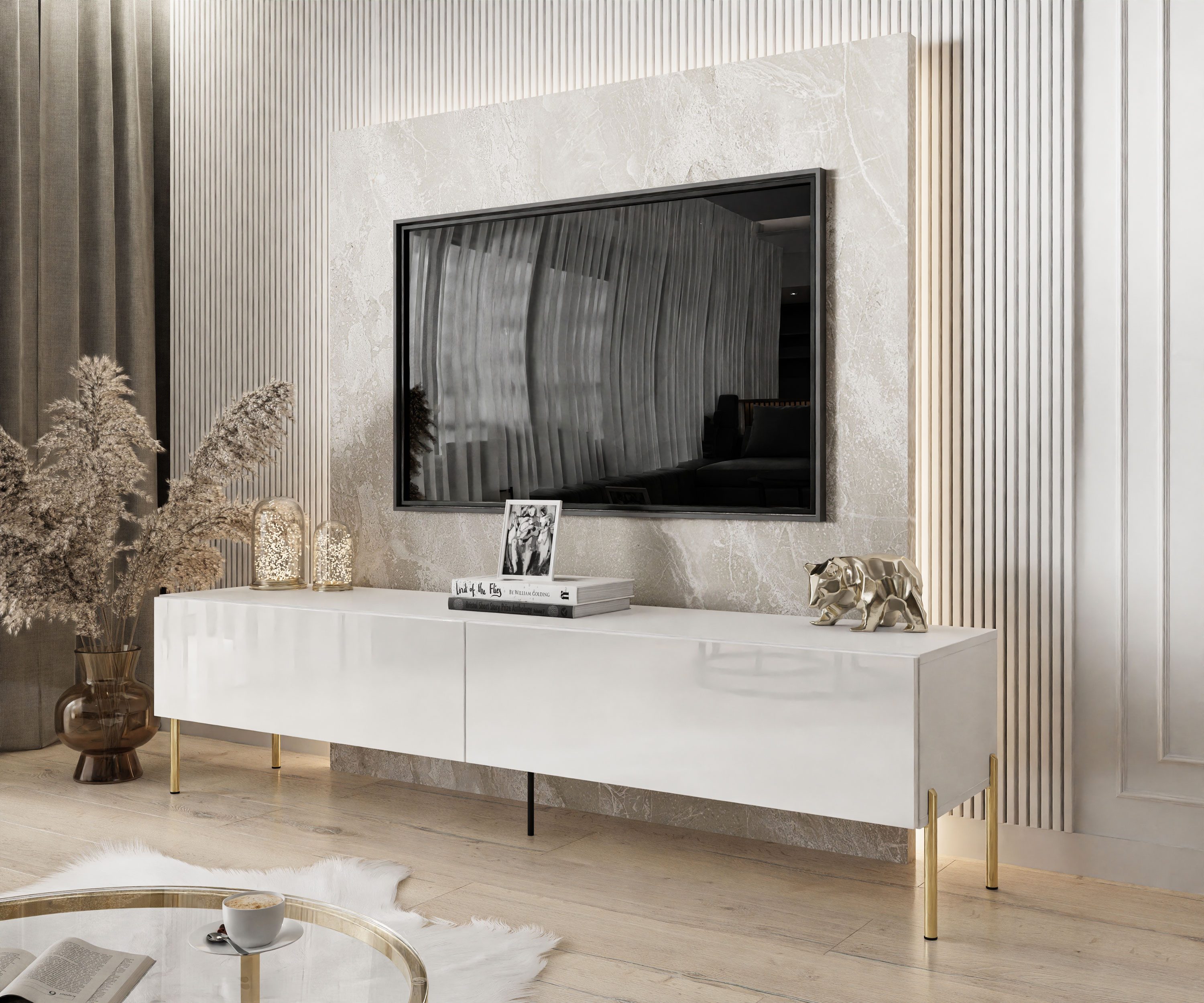 Lookway Lowboard COLETTE TV-Schrank mit Füße günstig online kaufen
