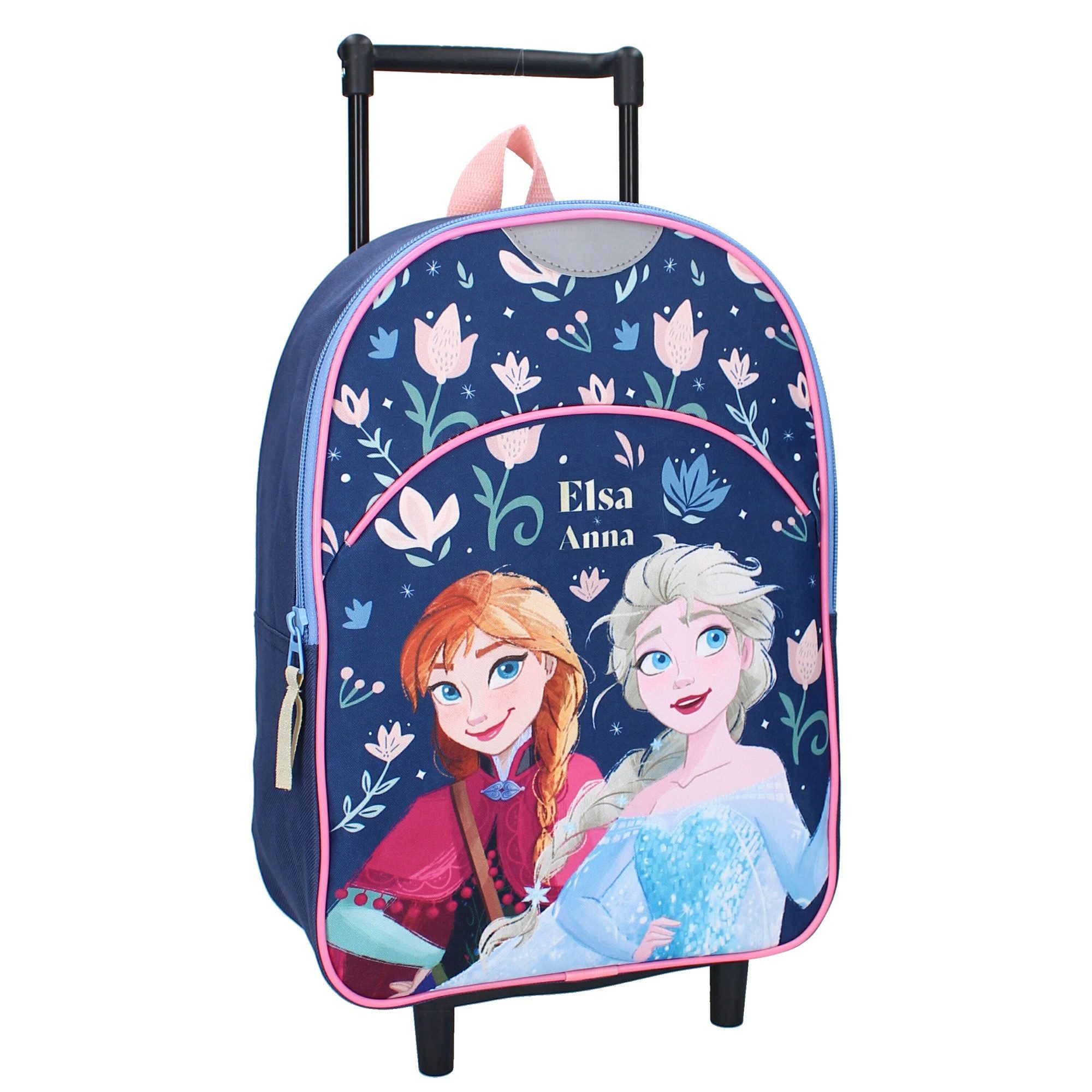 Vadobag Kinderrucksack Disney Frozen Schulrucksack Mädchen Trolley-Ranzen
