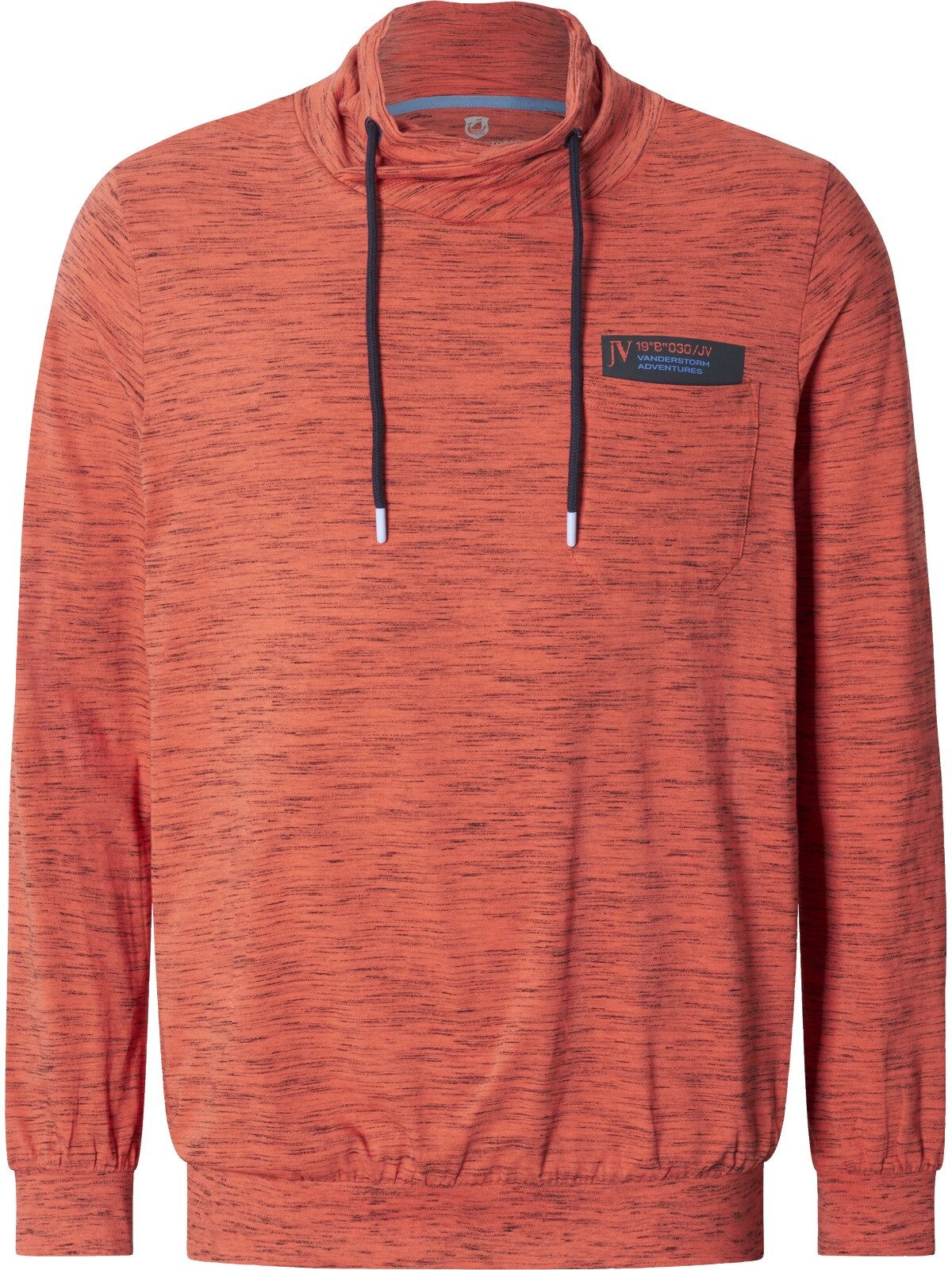 Jan Vanderstorm Sweatshirt KERVIK mit weitem Kragen