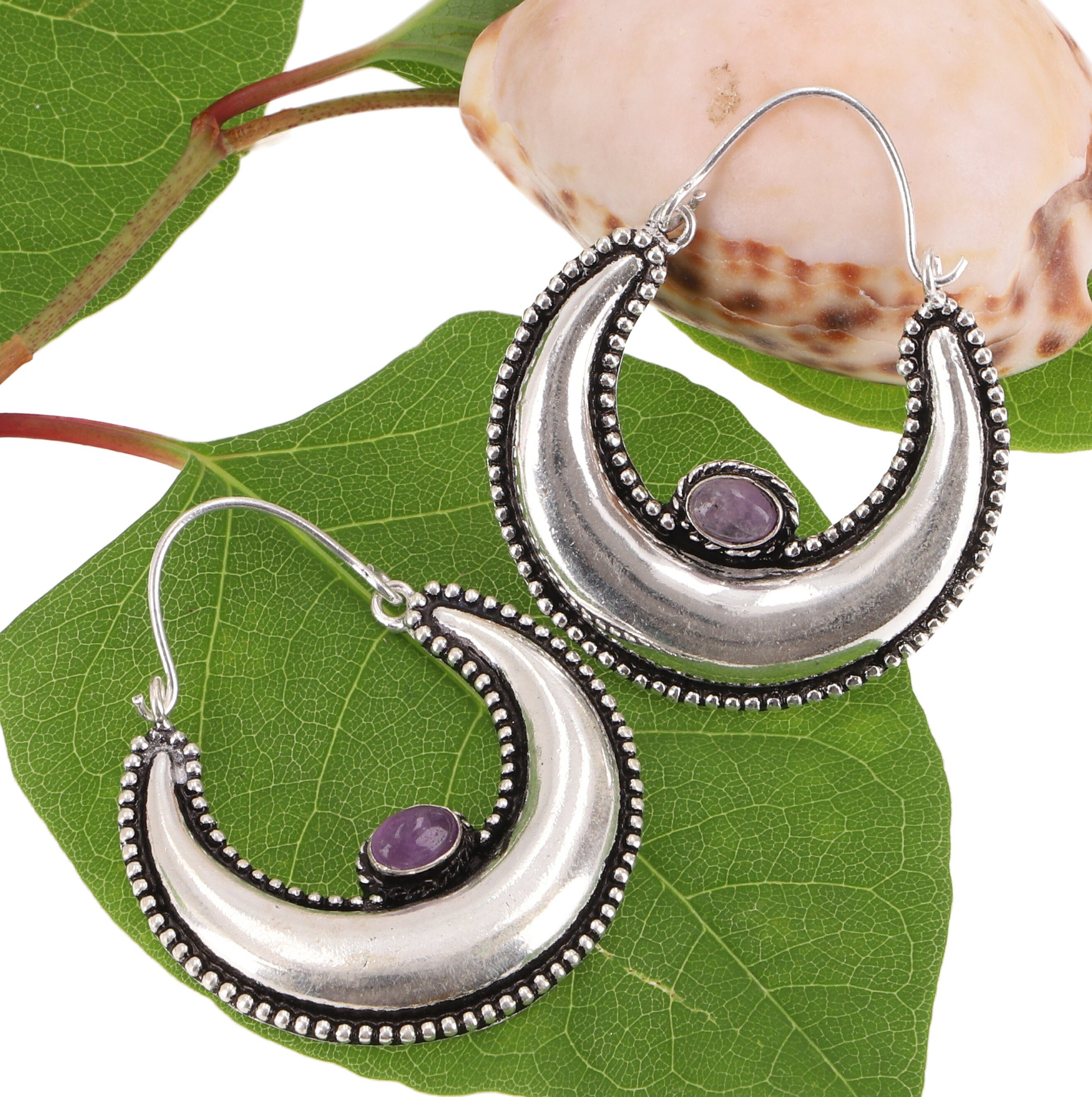 Guru-Shop Paar Ohrhänger Tribalohrringe aus Messing, Boho Ethnoohrringe,.. günstig online kaufen