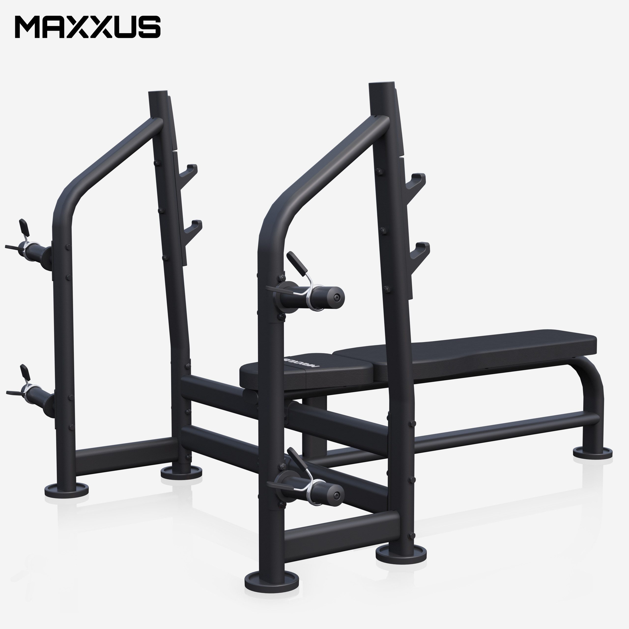 MAXXUS Hantelbank Drückerbank mit Ablage PRO, (1-tlg)