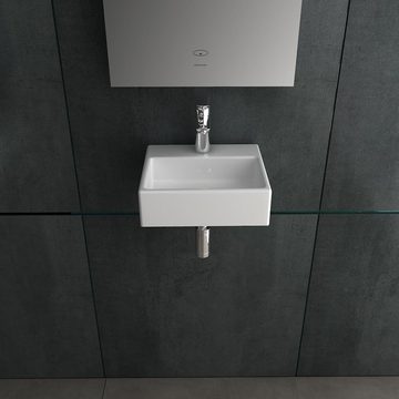 Alpenberger Waschbecken »Alpenberger Handwaschbecken aus robuster Keramik Gäste WC« (1-tlg., 1-St., Waschtisch), Breite 33 cm