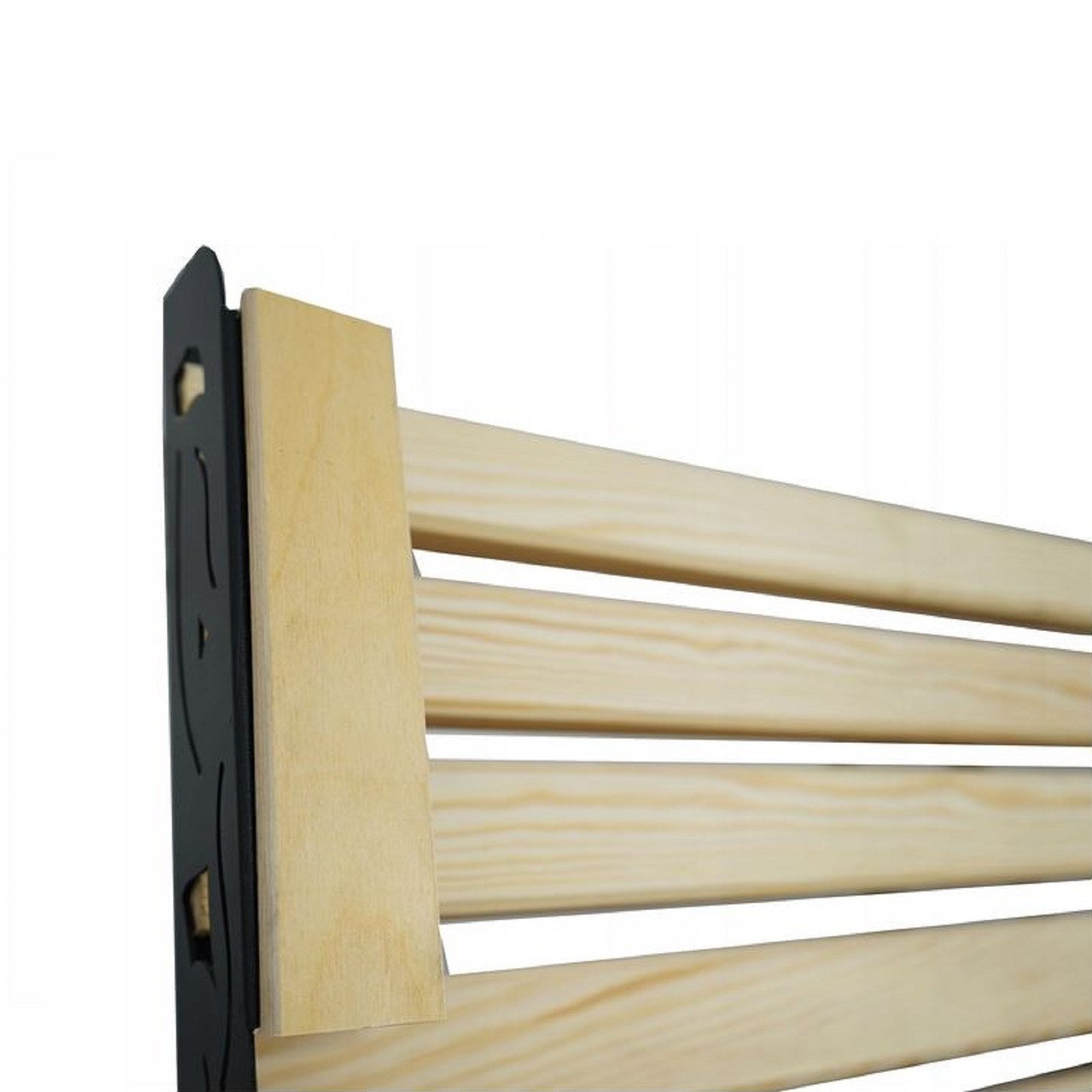 QLS Hollywoodschaukel 150 cm bis zu 300 kg, 1-Sitzer, Premium Rahmen mit Holzleisten Outdoor-Oase