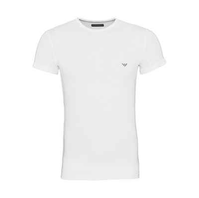 Emporio Armani T-Shirt Rundhals mit großem Logo (1-tlg)