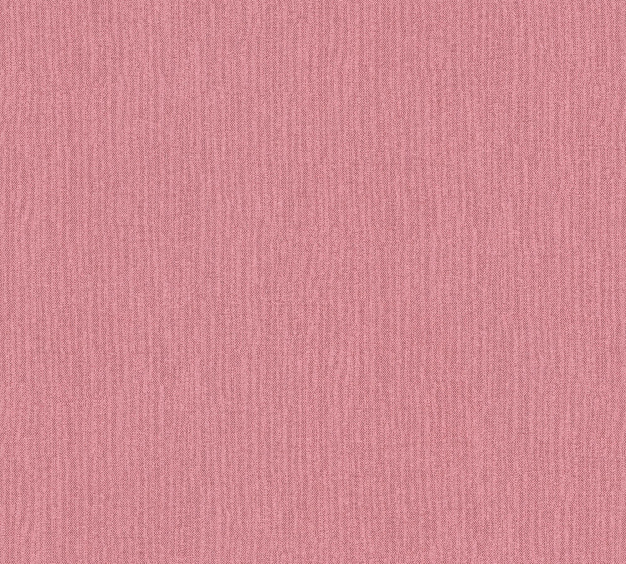 Vliestapete Paper Floral einfarbig, unifarben, Architects Tapete glatt, rosa Impression, Uni