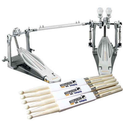 Tama Schlagzeug TAMA HP910LWN Speed Cobra Fußmaschine + 3x Sticks