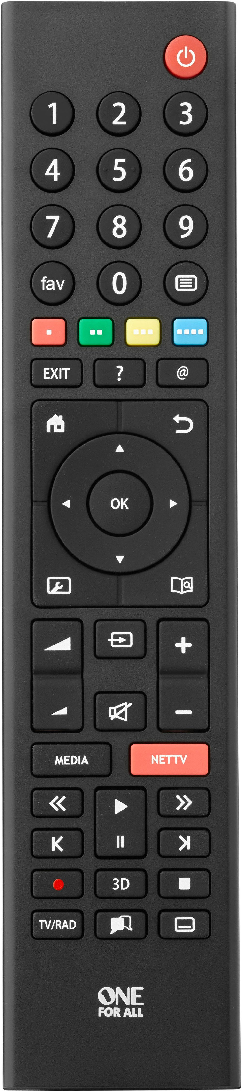 One for All Ersatzfernbedienung URC 1915 für Grundig TV Fernbedienung (1-in-1)