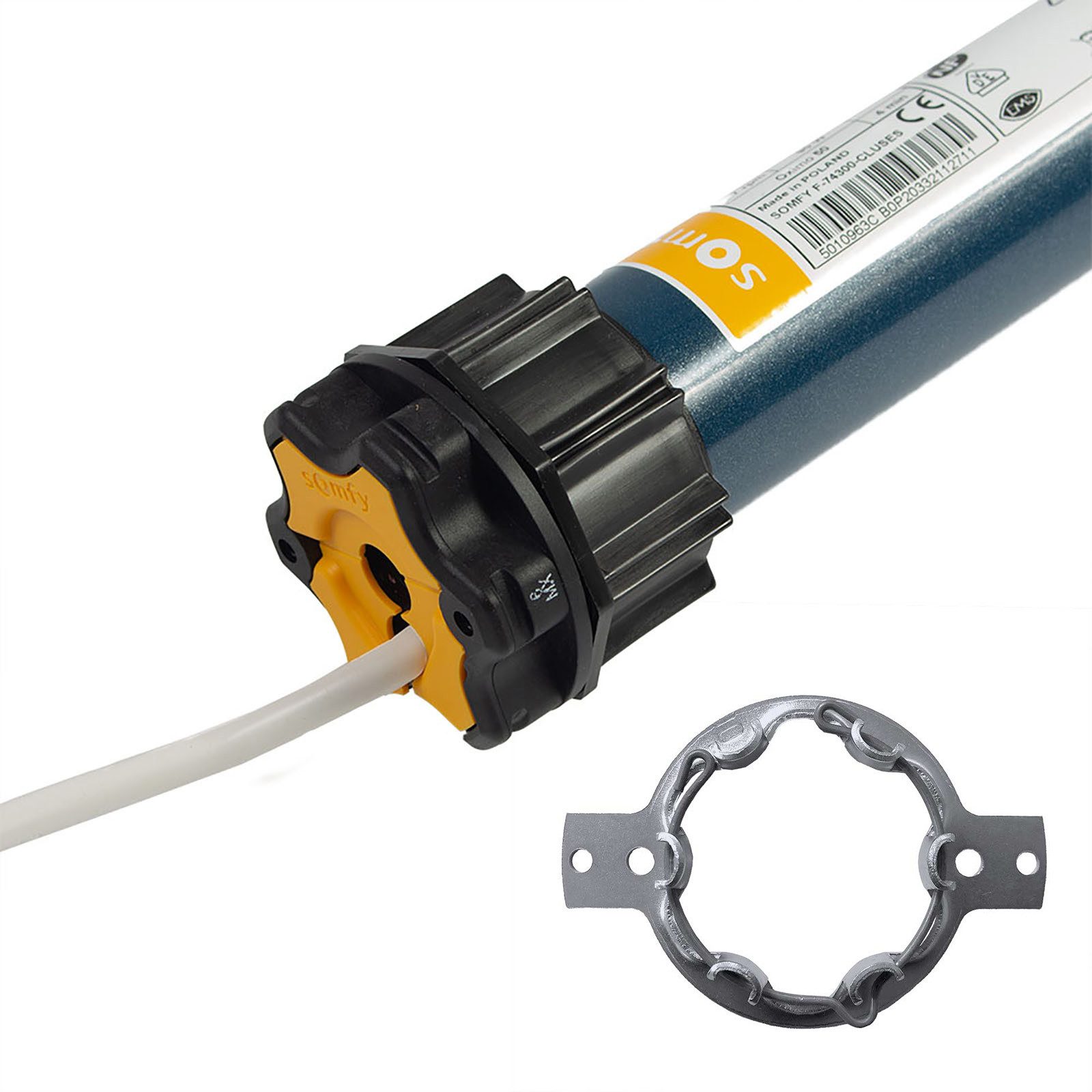 Somfy Rollladenmotor Oximo 50 WT 6-40 Nm inklusive SW60 Adapter