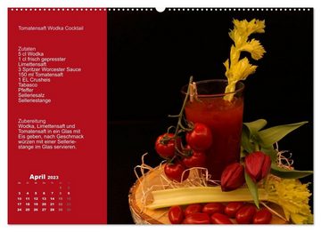 CALVENDO Wandkalender Faszination Wodka Cocktail (Premium, hochwertiger DIN A2 Wandkalender 2023, Kunstdruck in Hochglanz)