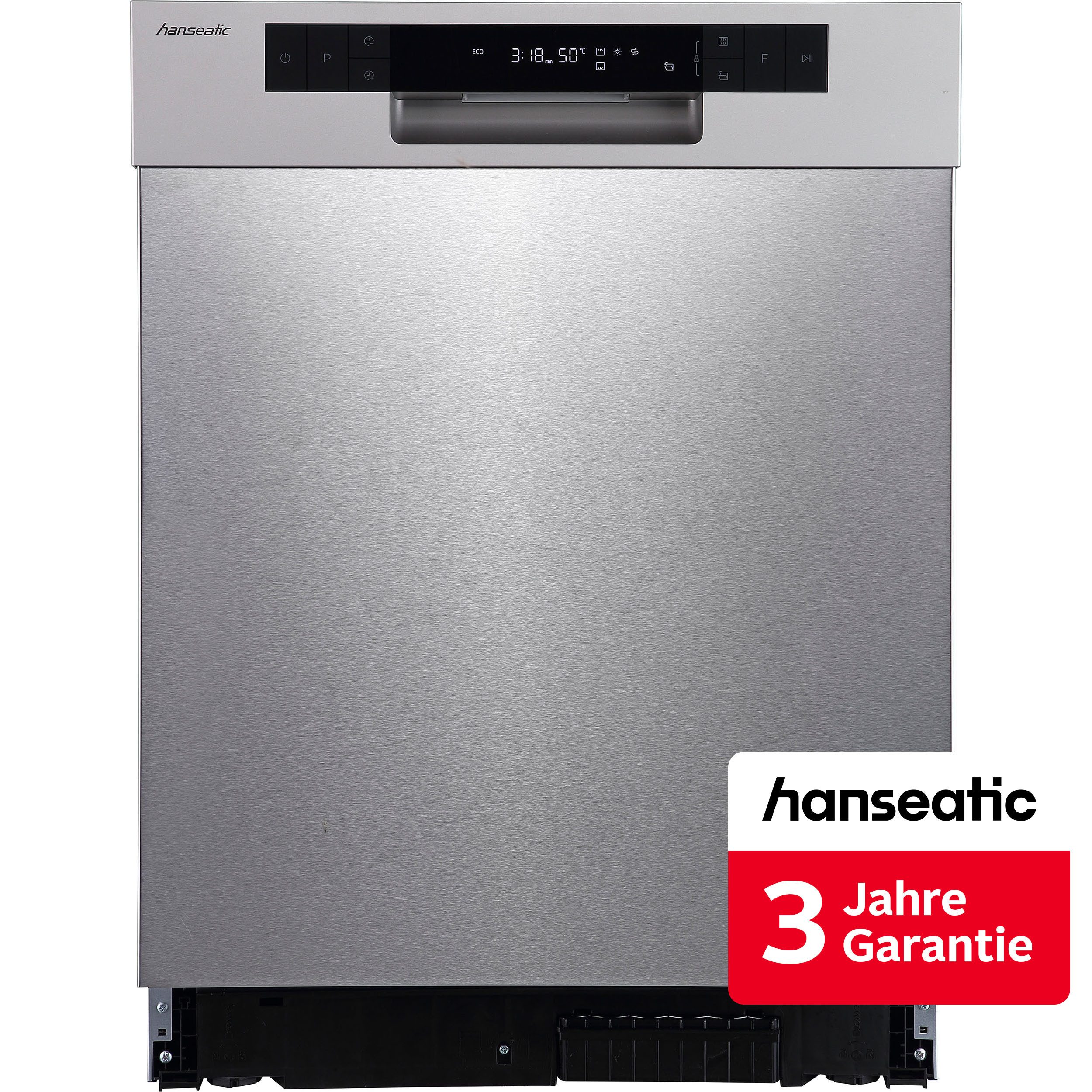 Hanseatic Unterbaugeschirrspüler HGU6082C147735TI, 14 Maßgedecke, inkl. 3 Jahre Herstellergarantie