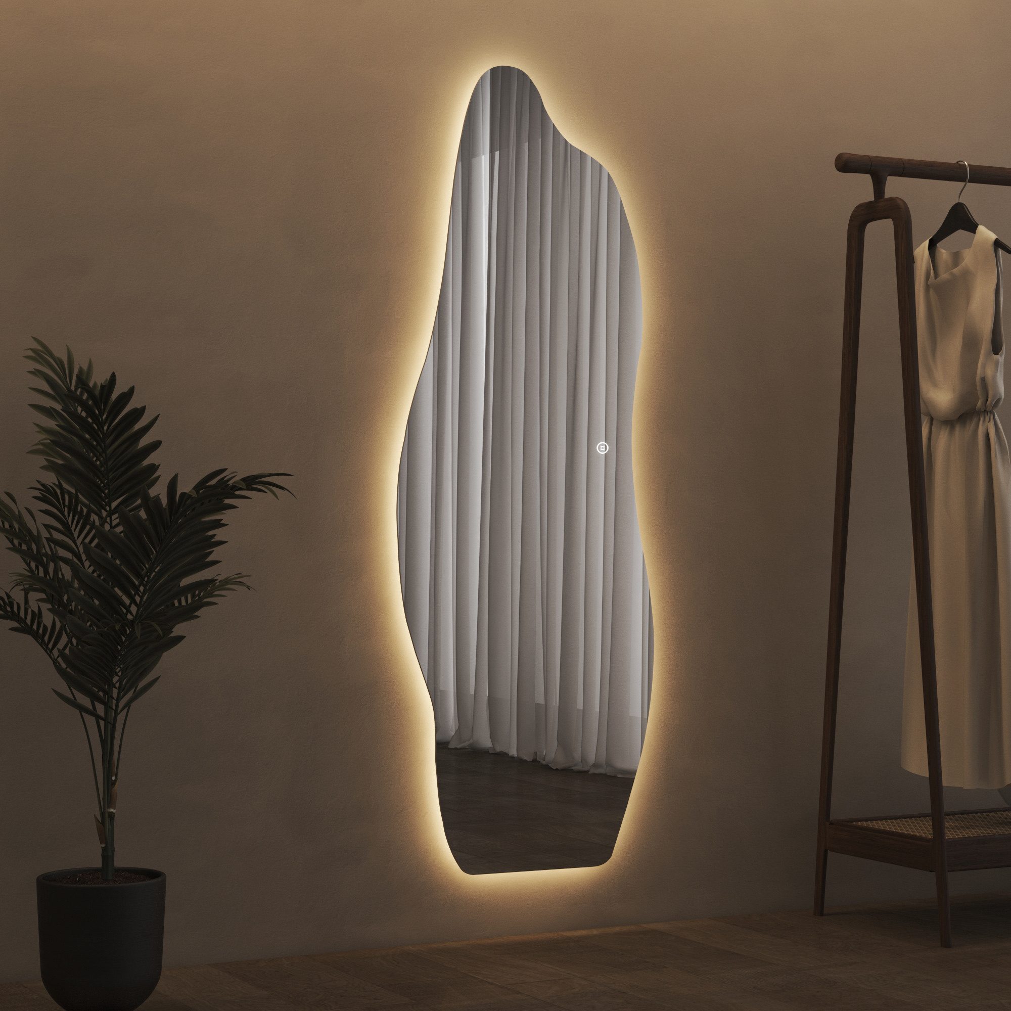 WDWRITTI Ganzkörperspiegel Led 165x60 165x50 150x50 günstig online kaufen