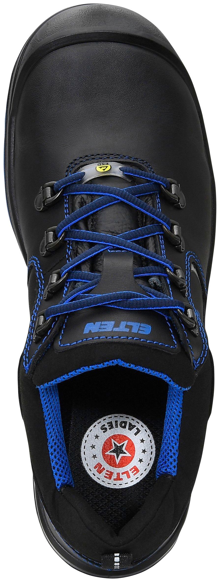 S3 schwarz Low S3 ESD Sicherheitsschuh Elten LENA blue