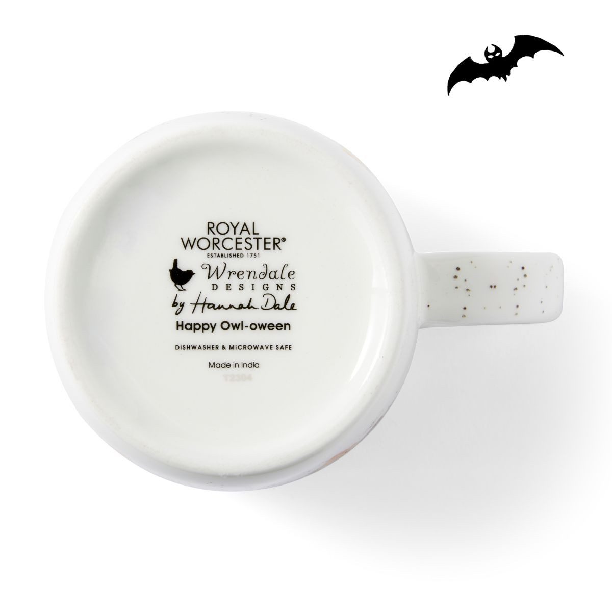Wrendale Becher Wrendale Designs Porzellan-Becher Happy Owl-o-ween, ca. 400ml, Porzellan – Bild 4 von 5
