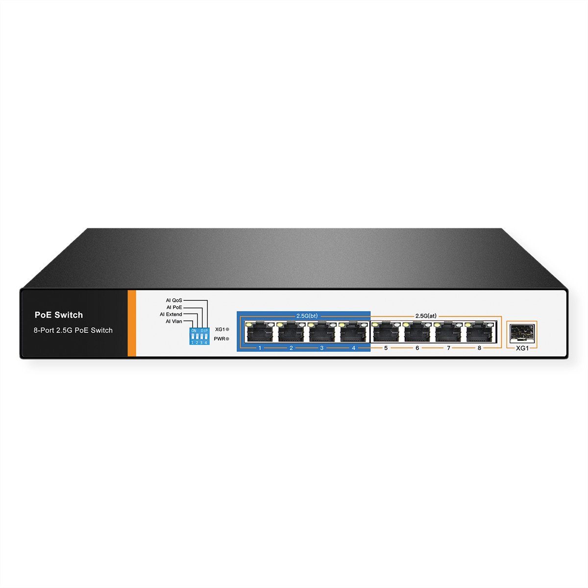PoE++ 2,5 Gigabit Ethernet Switch Netzwerk-Switch