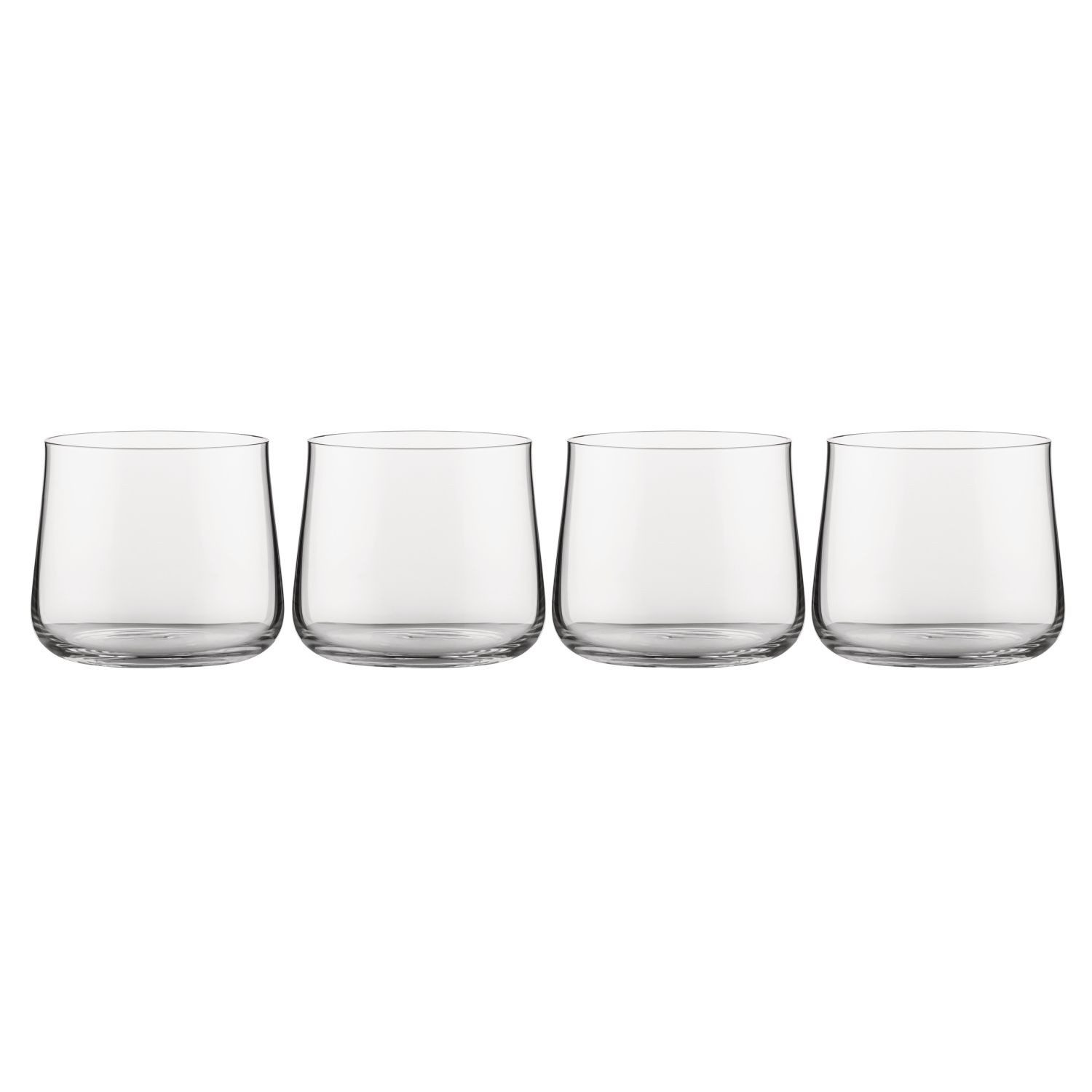 Alessi Glas Eugenia Wasserglas, Kristallglas, 4er Set