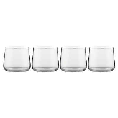 Alessi Glas Eugenia Wasserglas, Kristallglas, 4er Set