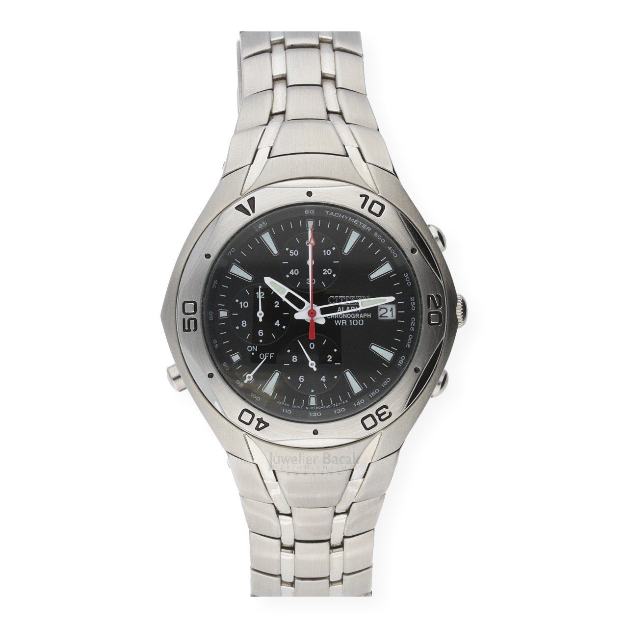 Quarzuhr Citizen Chronograph Herrenarmbanduhr AN2200-52E Analog 299