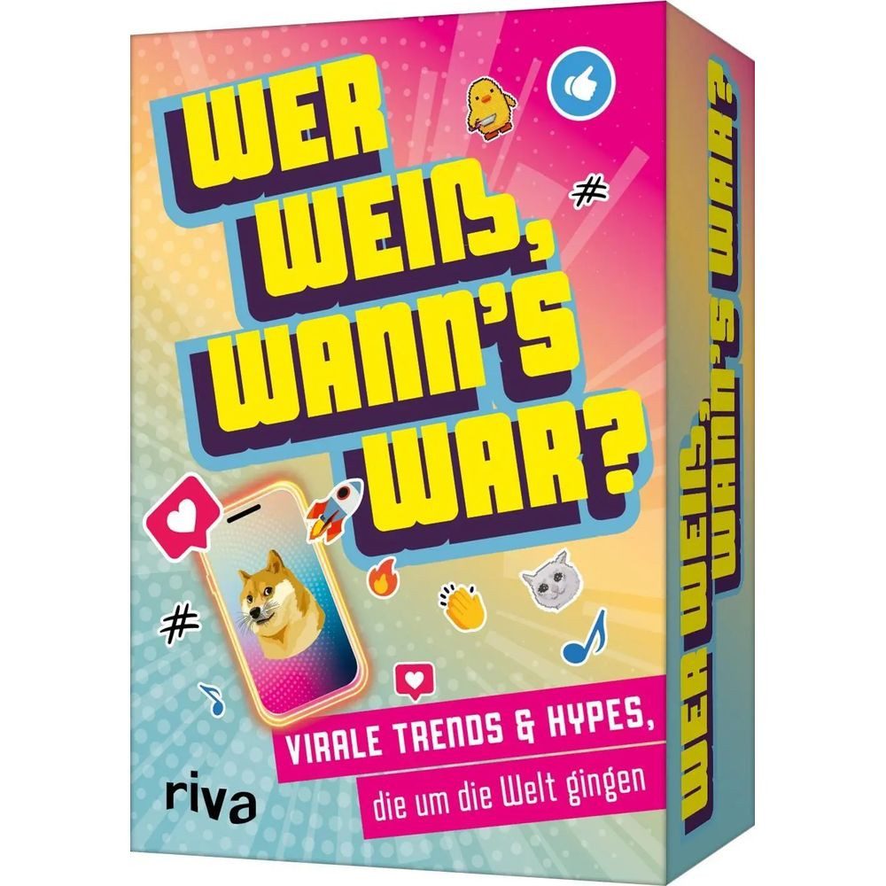 Riva Spiel Wer weiß, wann's war?: Virale Trends & Hypes, die um die Welt gingen