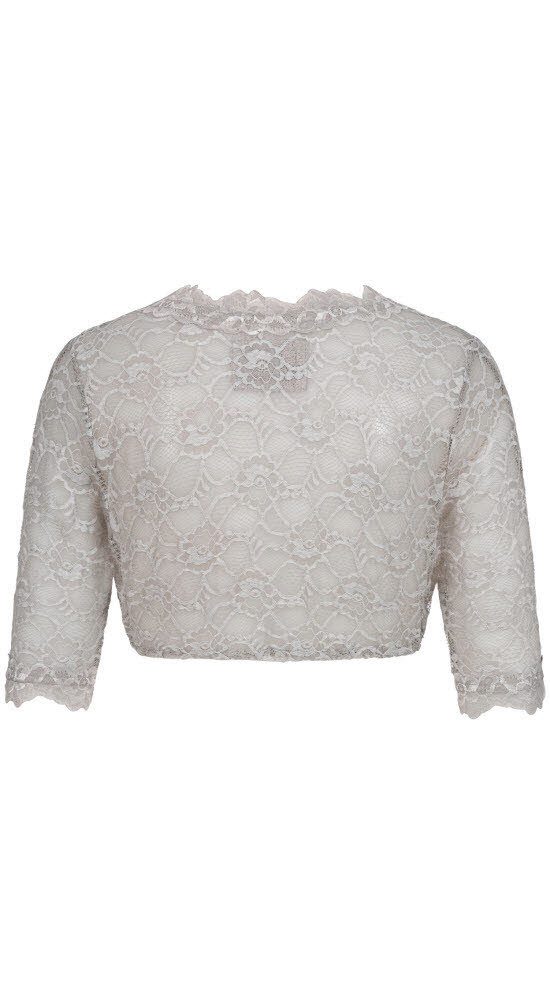 Nübler Dirndlbluse Dirndlbluse 3/4 Arm Laura in Silber von Nübler günstig online kaufen