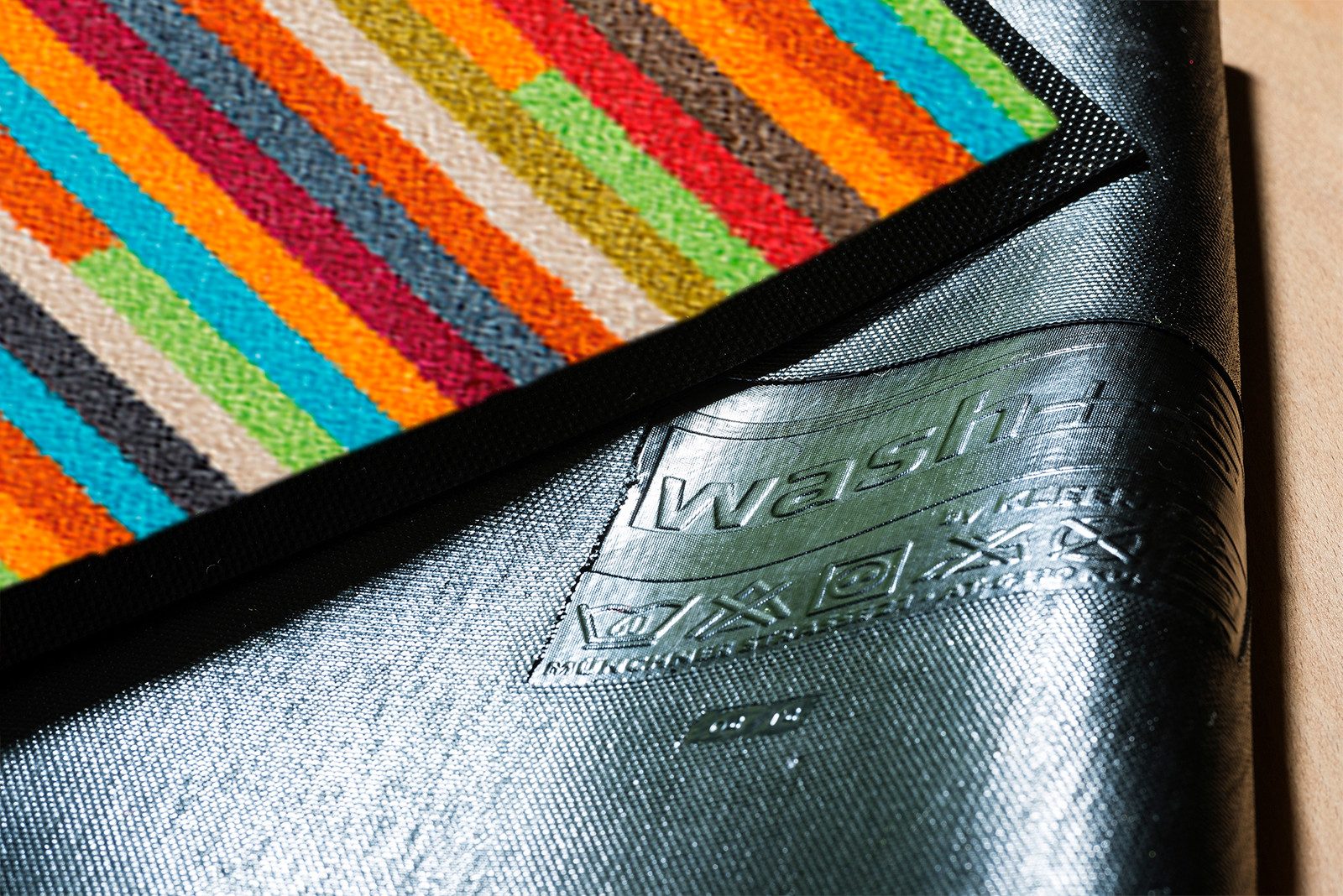 wash+dry by Kleen-Tex Teppich Mikado Stripes, rechteckig, Höhe: 7 mm, modernes Streifen Design, rutschhemmend, waschbar – Bild 4 von 5