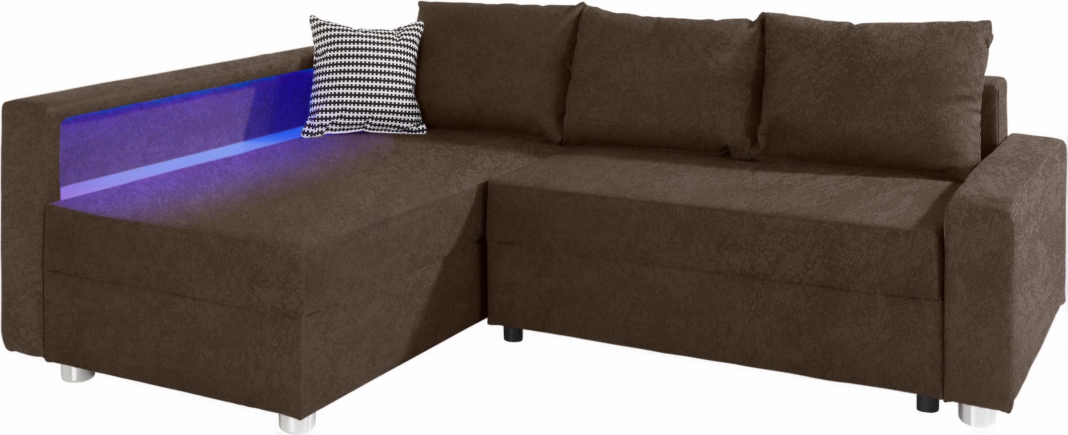 COLLECTION AB Ecksofa Relax L-Form, inklusive Bettfunktion, Federkern, wahl günstig online kaufen