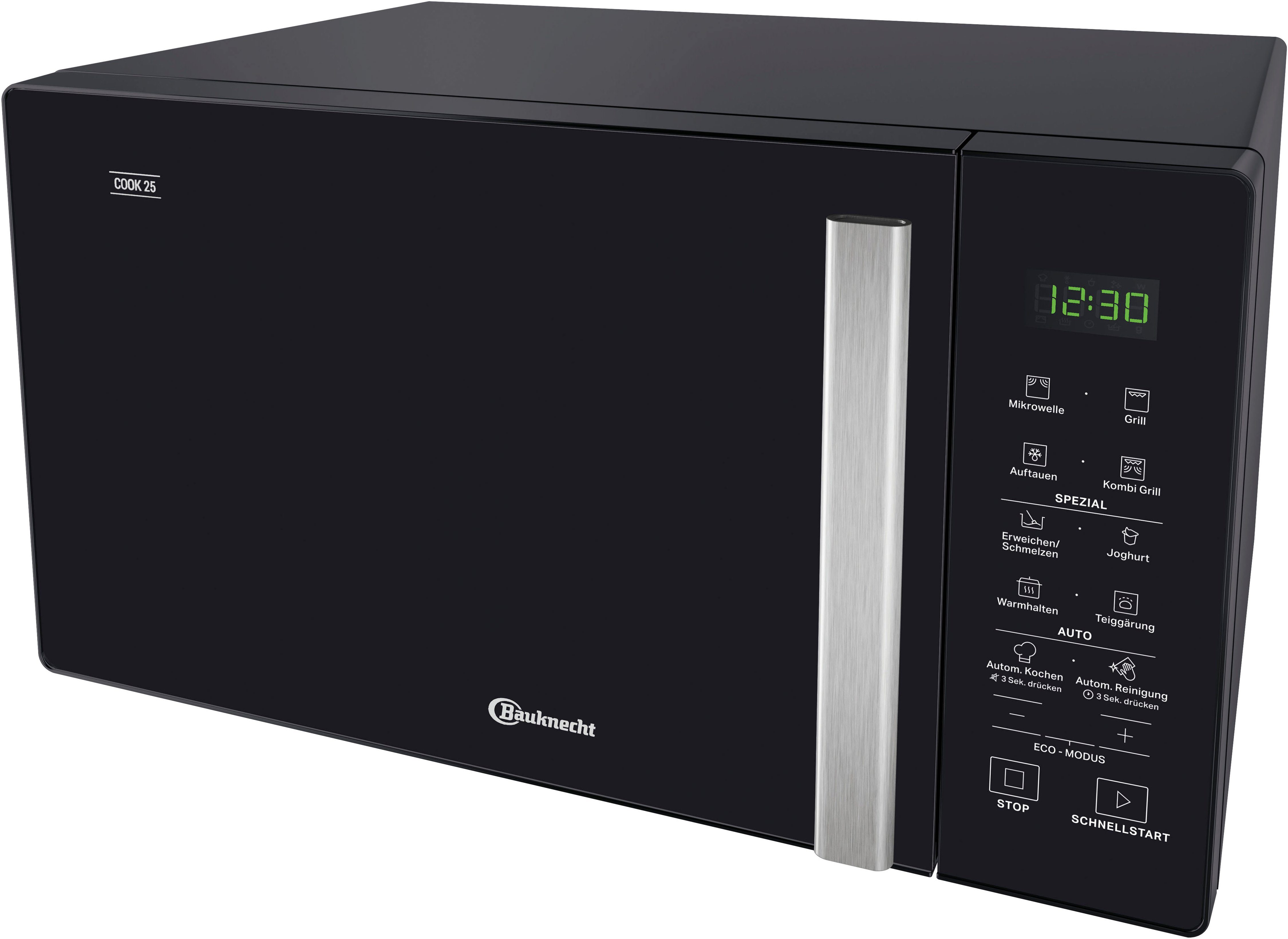 BAUKNECHT Mikrowelle MWO 253 B, Grill, Mikrowelle, 25 l
