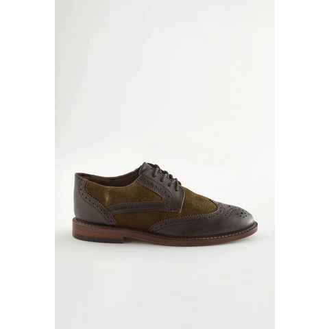 Next Brogue aus Leder Schnürschuh (1-tlg)