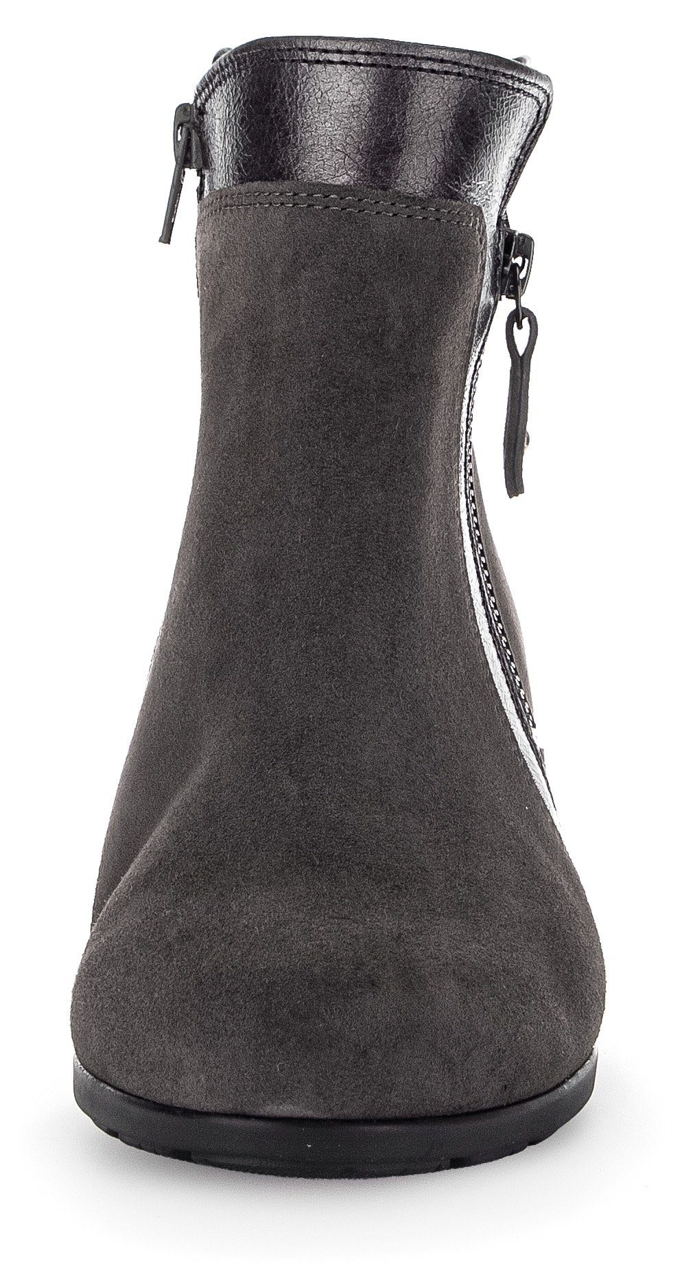 Zierreißverschluss Stiefelette Gabor mit seitlichem grau