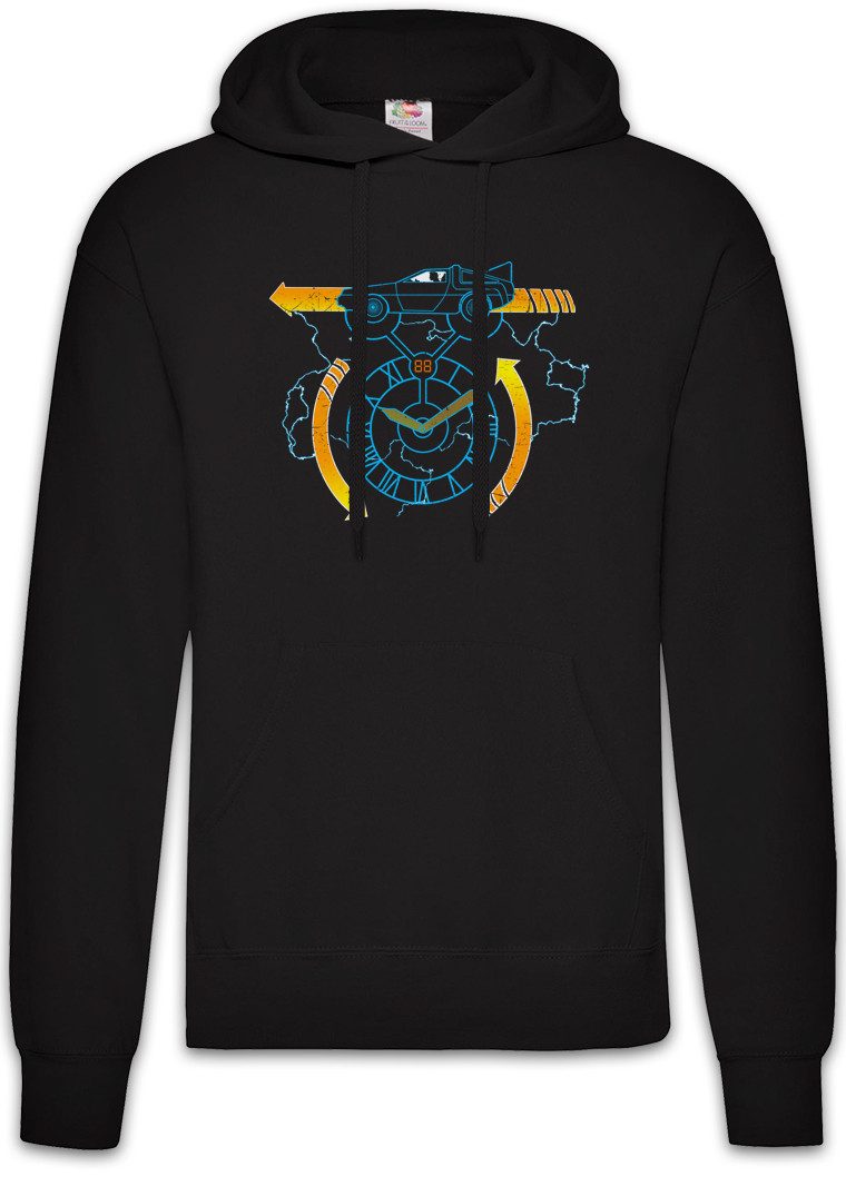 Hoodie Clocktower 88 Miles Herren Hoodie Zurück Eighties In McFly Die Back