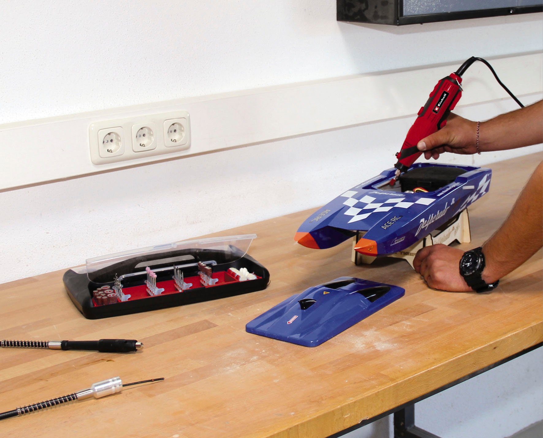 Einhell Elektro-Multifunktionswerkzeug TC-MG 135 E, 230 V, 135 W, inkl. Kof günstig online kaufen