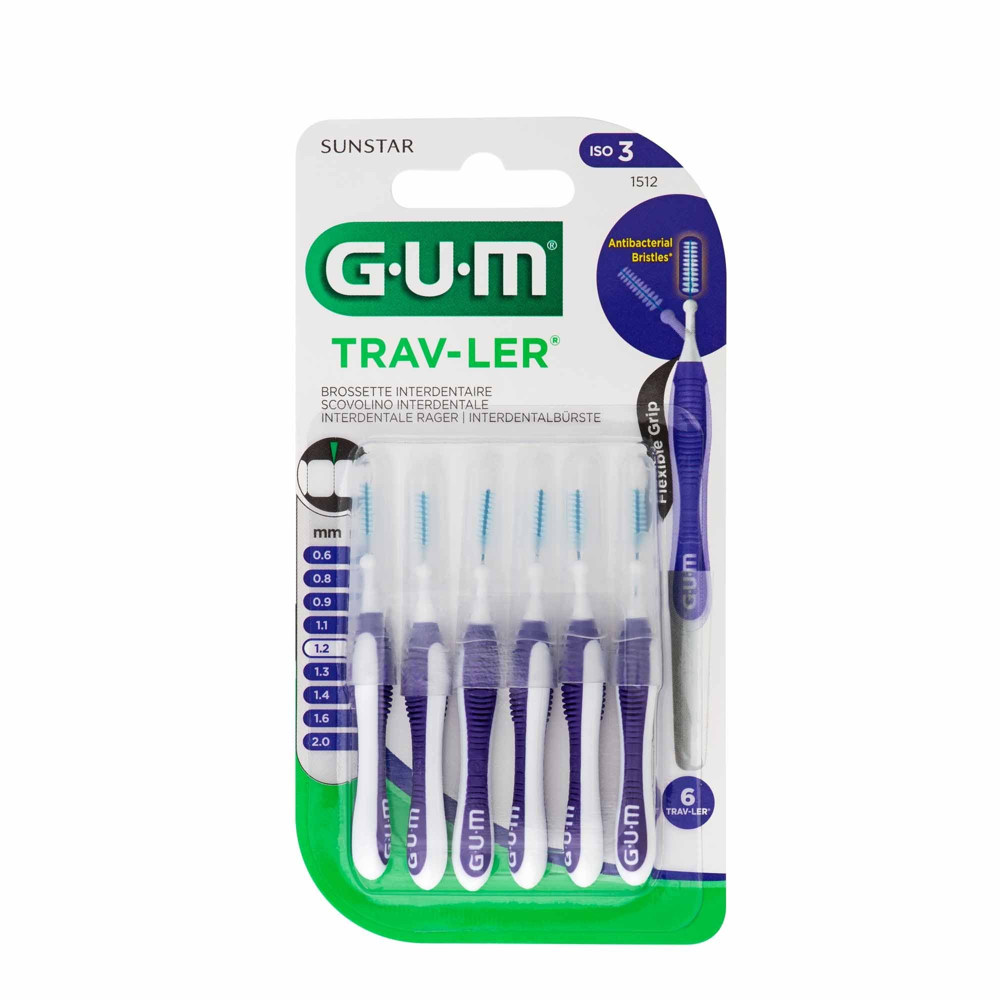 GUM Interdentalbürsten GUM TRAV-LER Interdentalbürsten 6 STK.