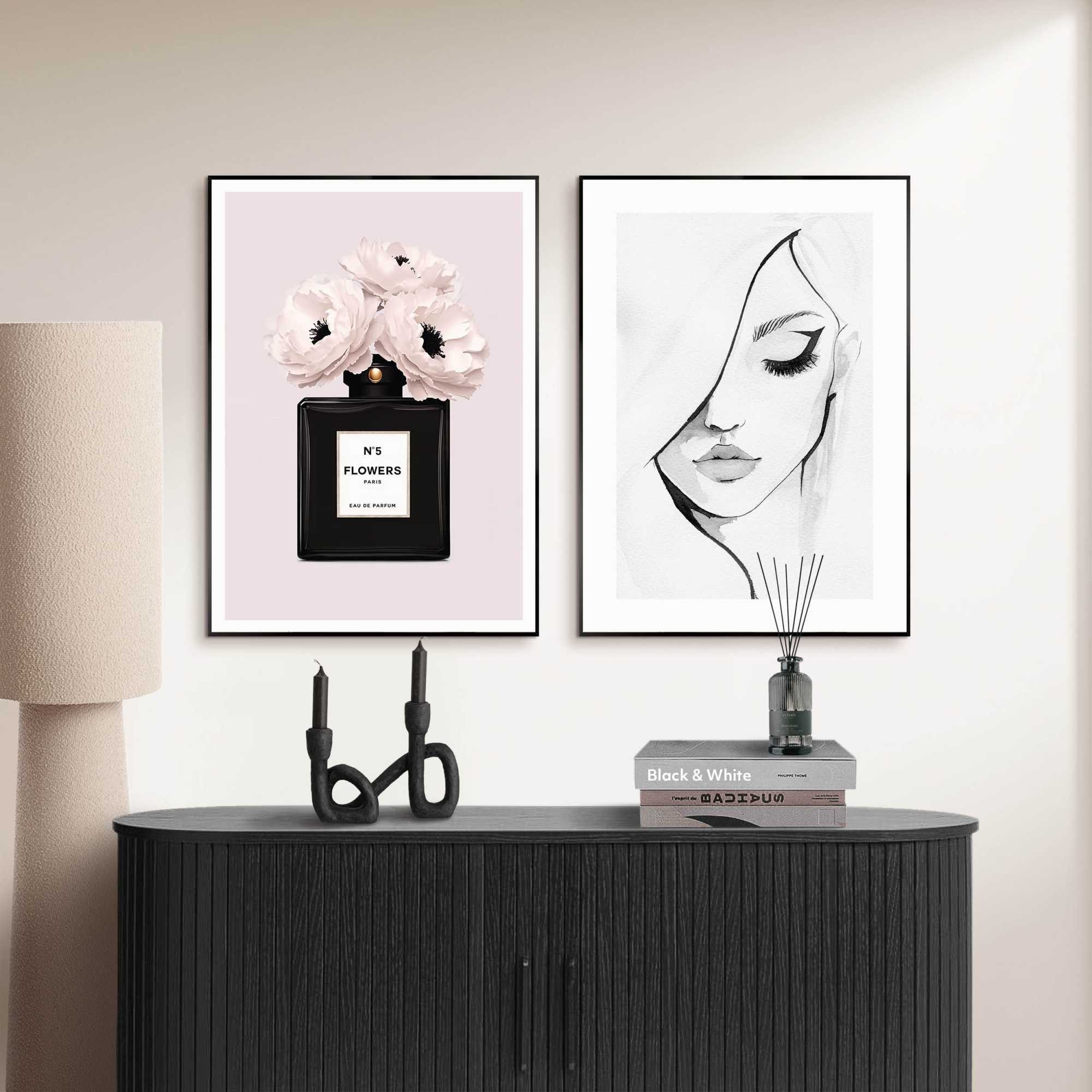 Reinders! Bild mit Rahmen Schönheit der Frau, Menschen (2 St), Hobbyraum - Weiß - MDF - Frauen - 50x70 cm