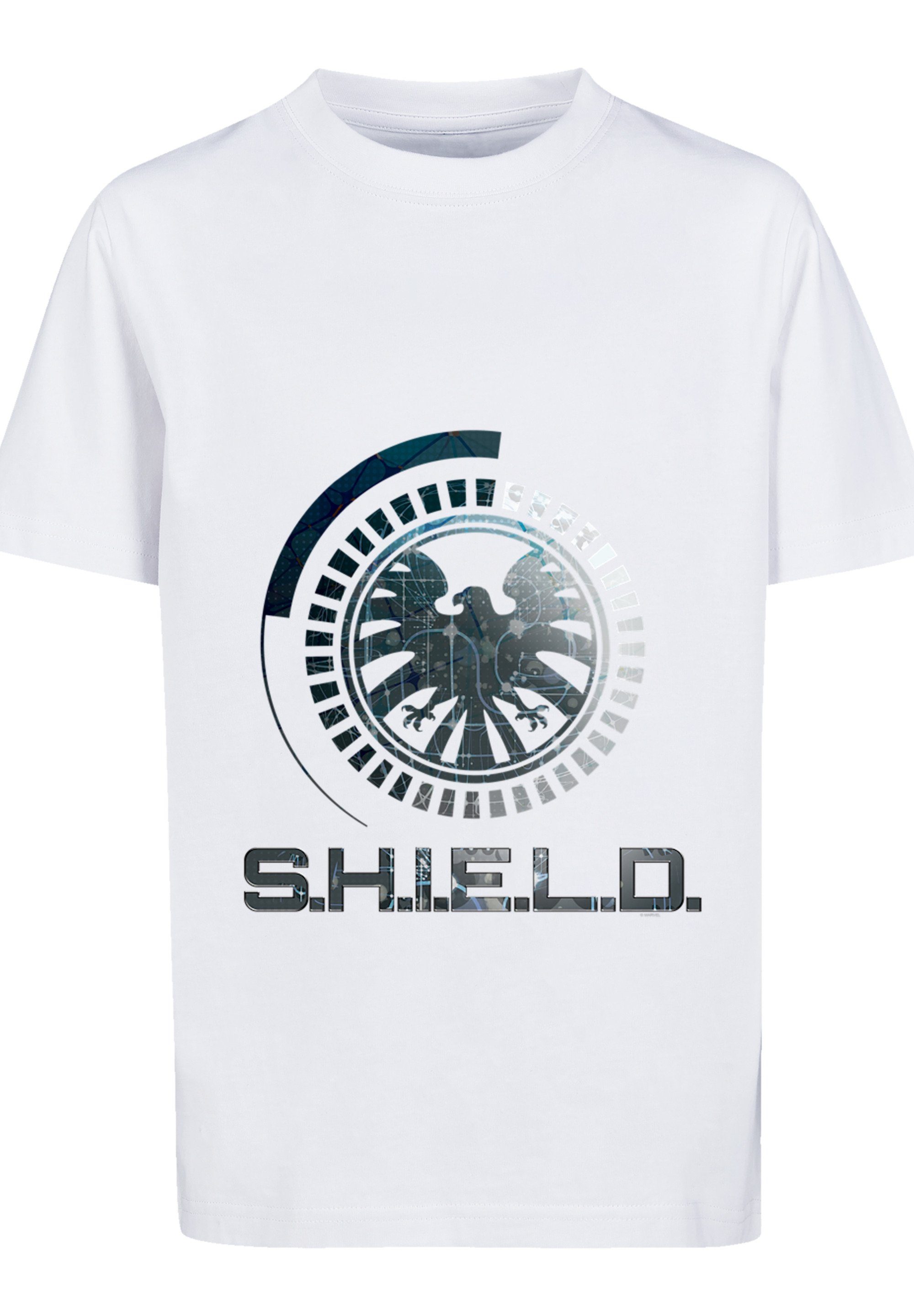 weiß (1-tlg) F4NT4STIC Shield Marvel Basic with Kinder Tee Circuits Avengers Kids Kurzarmshirt
