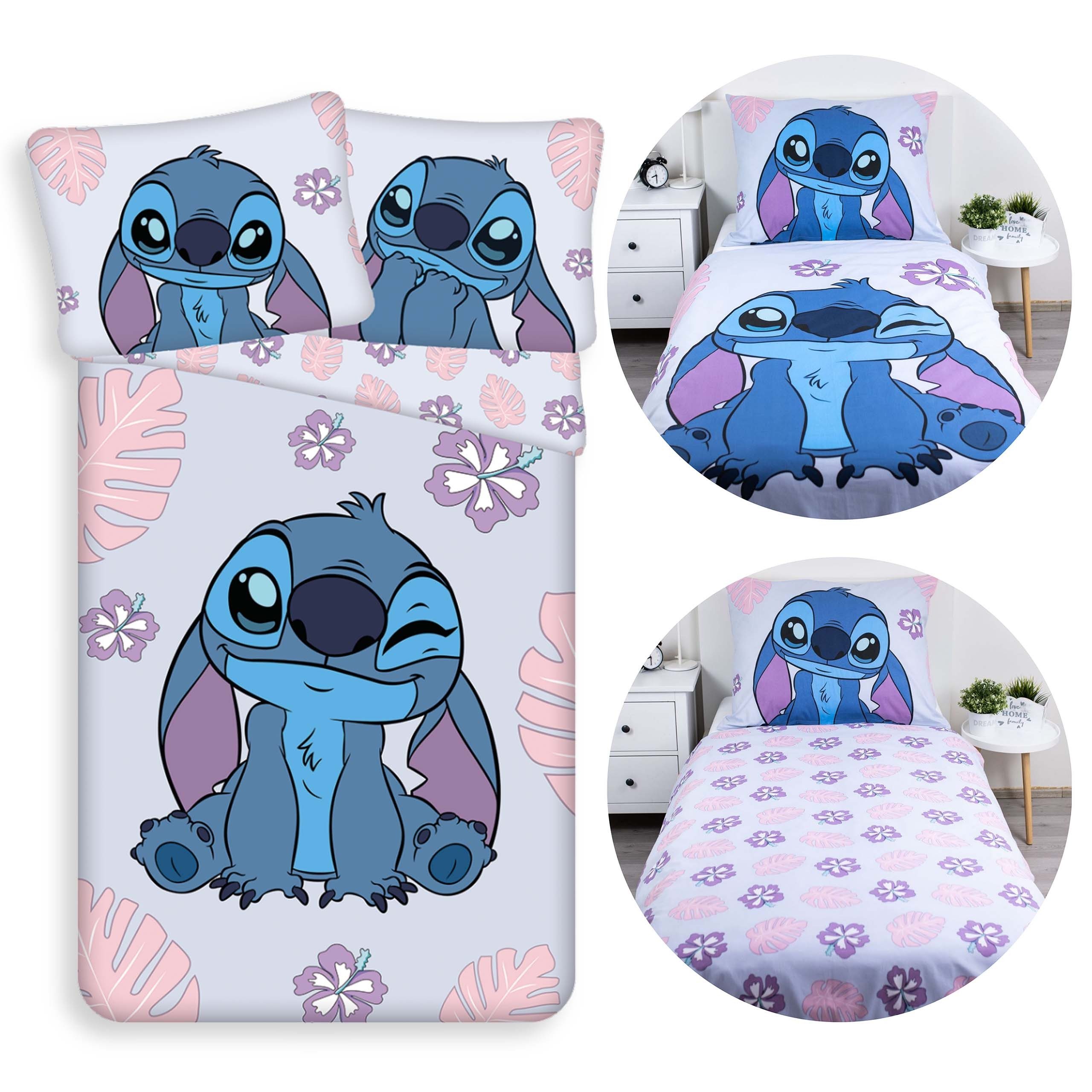 Sarcia.eu Kinderbettwäsche DISNEY Stitch Kinderbettwäsche blau, günstig online kaufen