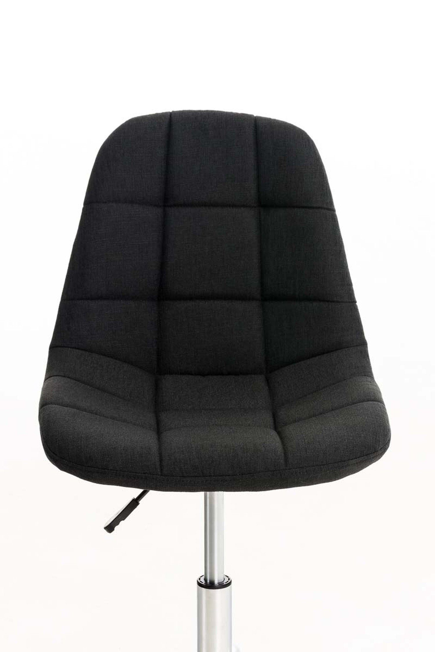 TPFLiving Bürostuhl Emily 360° (Schreibtischstuhl, und Gestell: - Drehstuhl, Stoff bequemer Sitzfläche: chrom drehbar höhenverstellbar Chefsessel, - mit Rückenlehne schwarz Konferenzstuhl), Metall