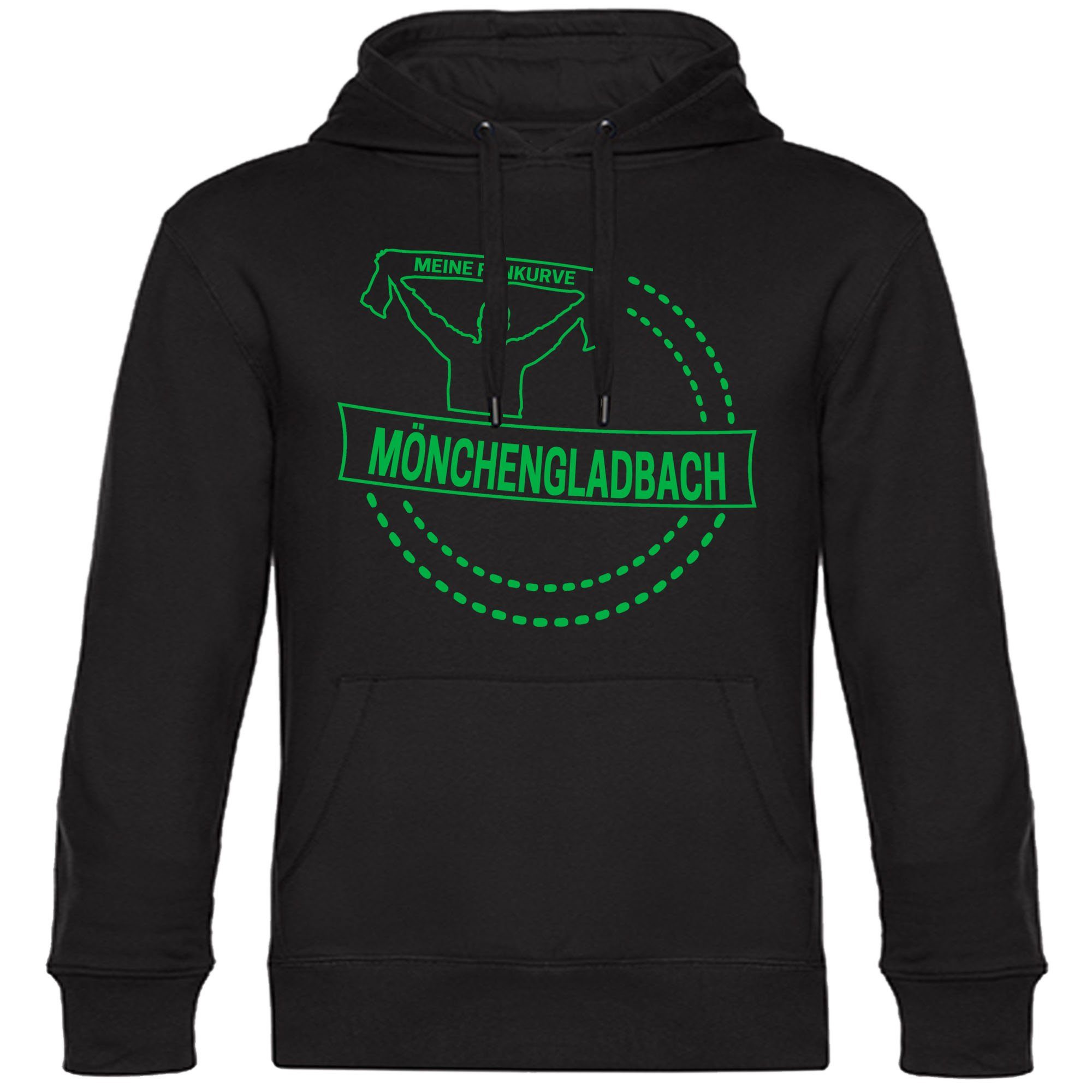 multifanshop Kapuzensweatshirt Mönchengladbach - Meine Fankurve - Hoodie