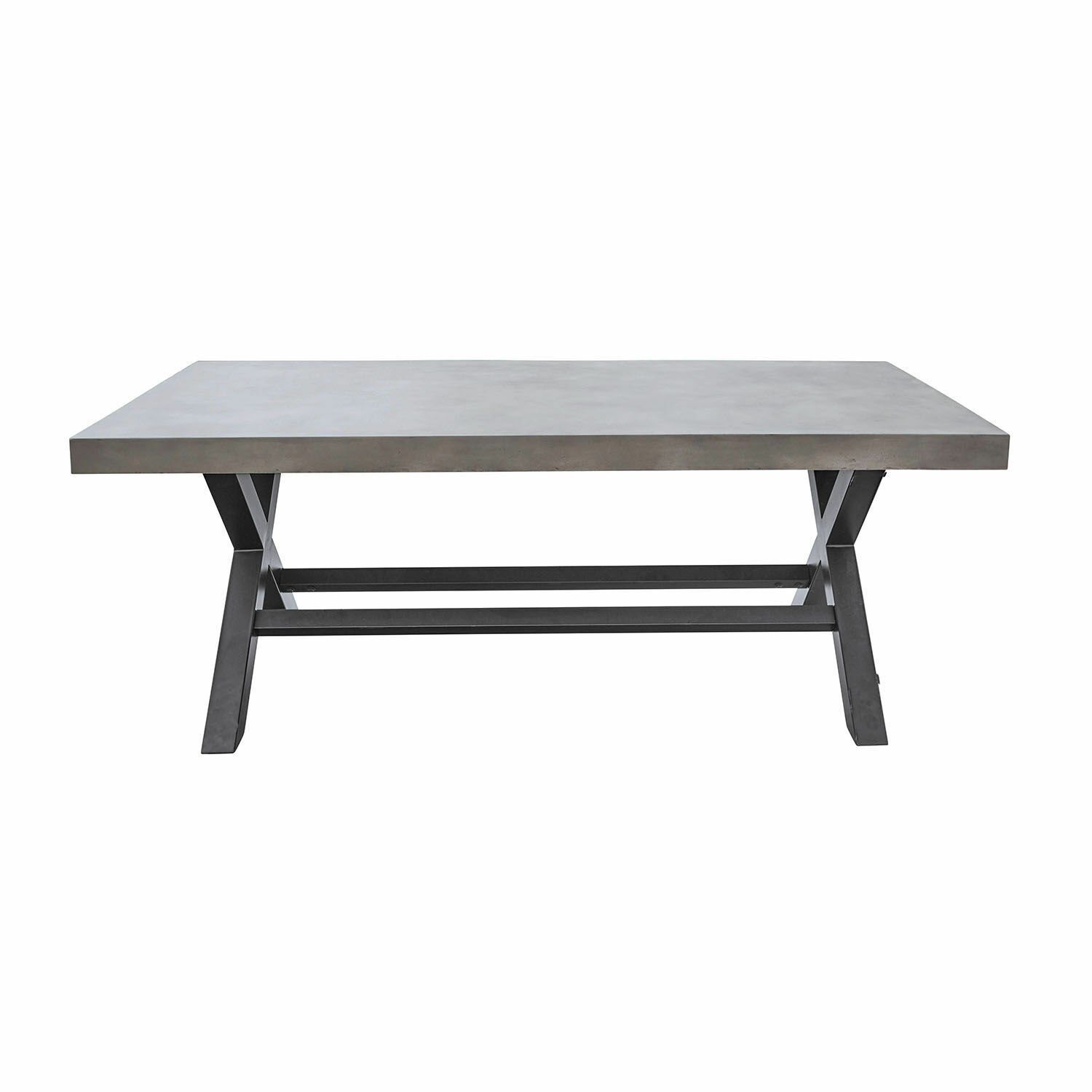 Whigham Gartentisch Tisch Mirabeau grau/schwarz
