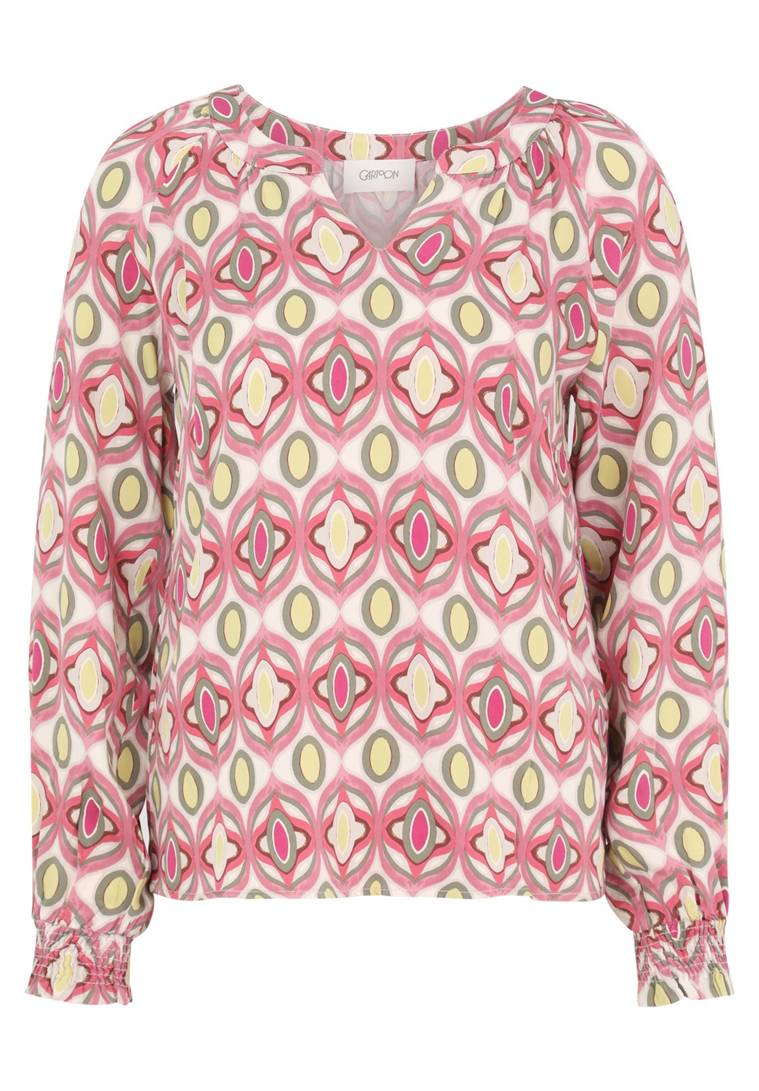 Schlupfbluse Damen mit Muster