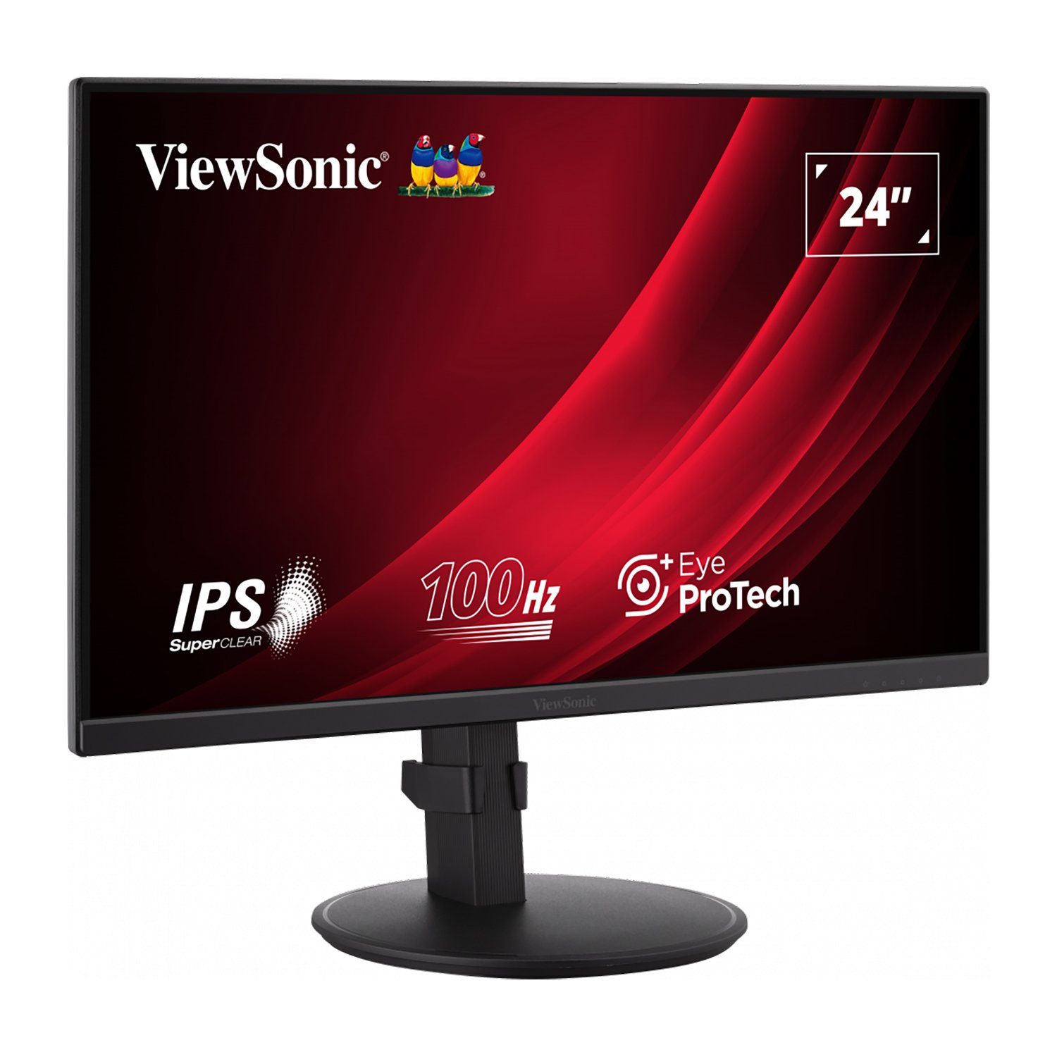 Viewsonic VS19713(VG2408A-MHD) LED-Monitor (60.452 cm/23.8 ", 1920 x 1080 px, 5 ms Reaktionszeit, IPS, 16:9, Schwarz)